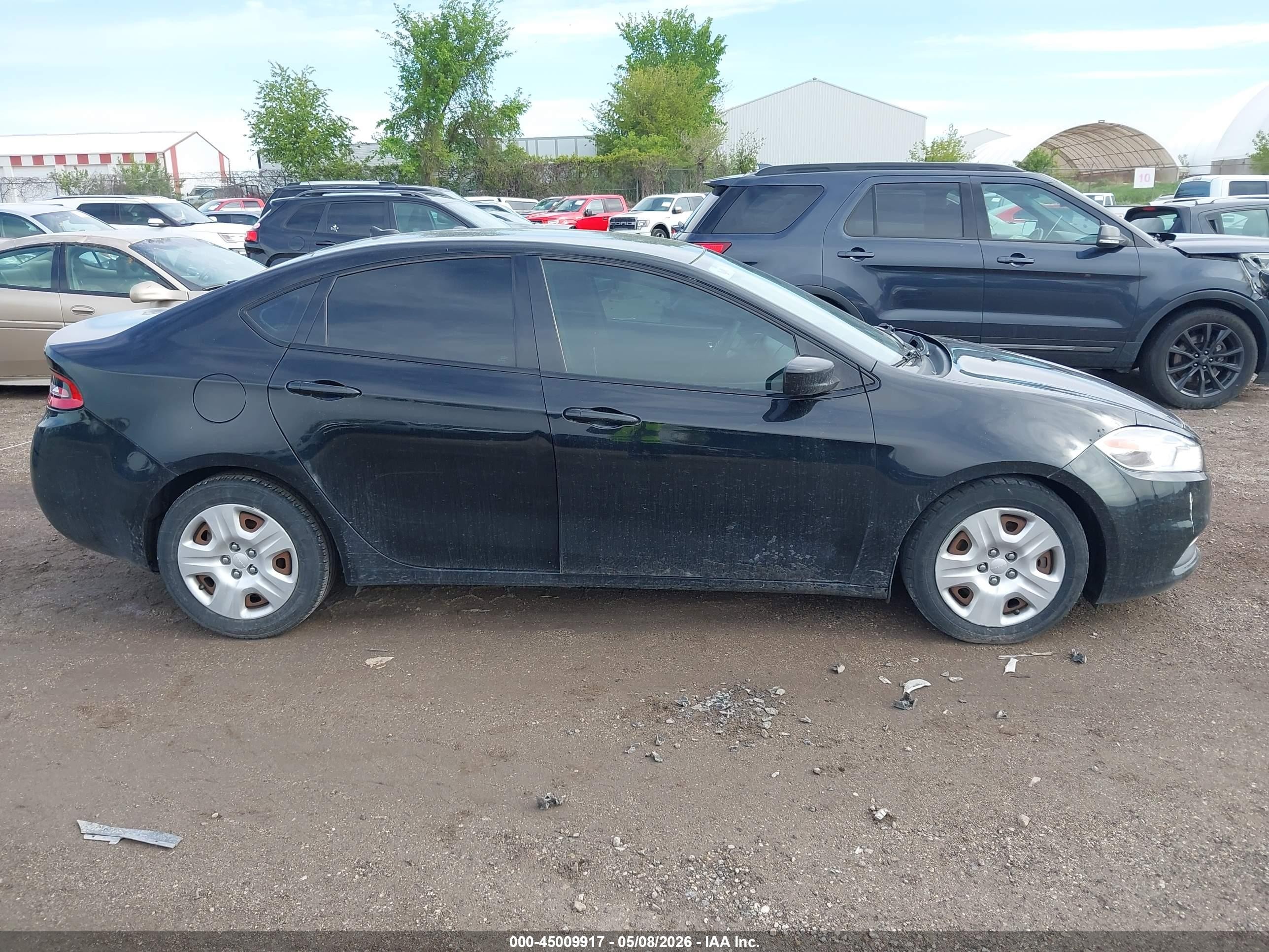 2015 Dodge Dart Se Black vin: 1C3CDFAA2FD404600