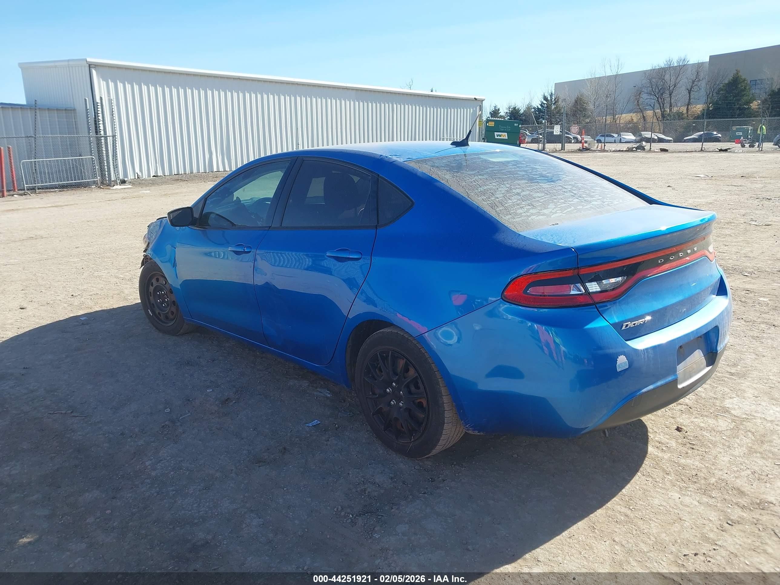 2015 Dodge Dart Se Blue vin: 1C3CDFAA2FD405357