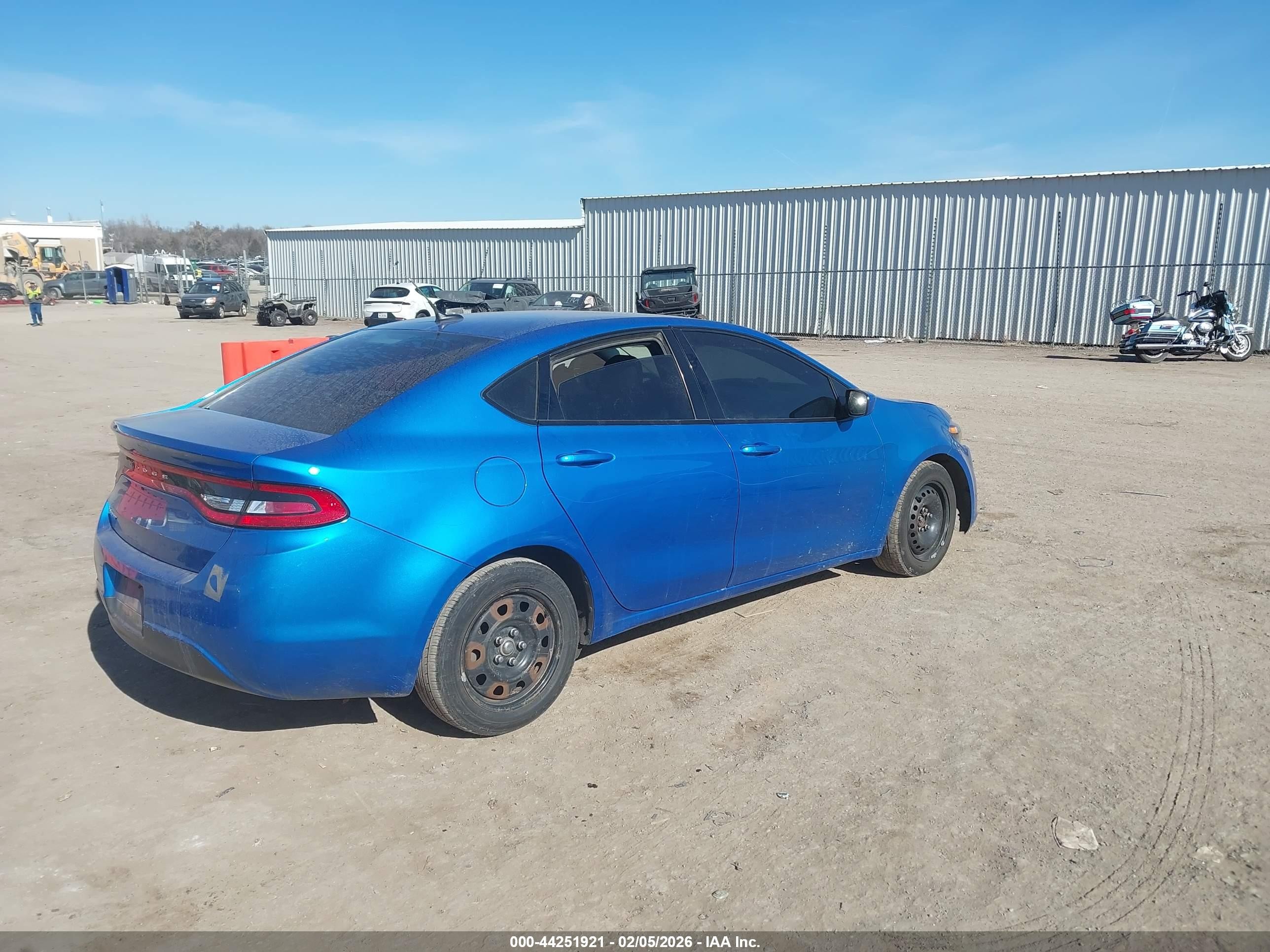 2015 Dodge Dart Se Blue vin: 1C3CDFAA2FD405357