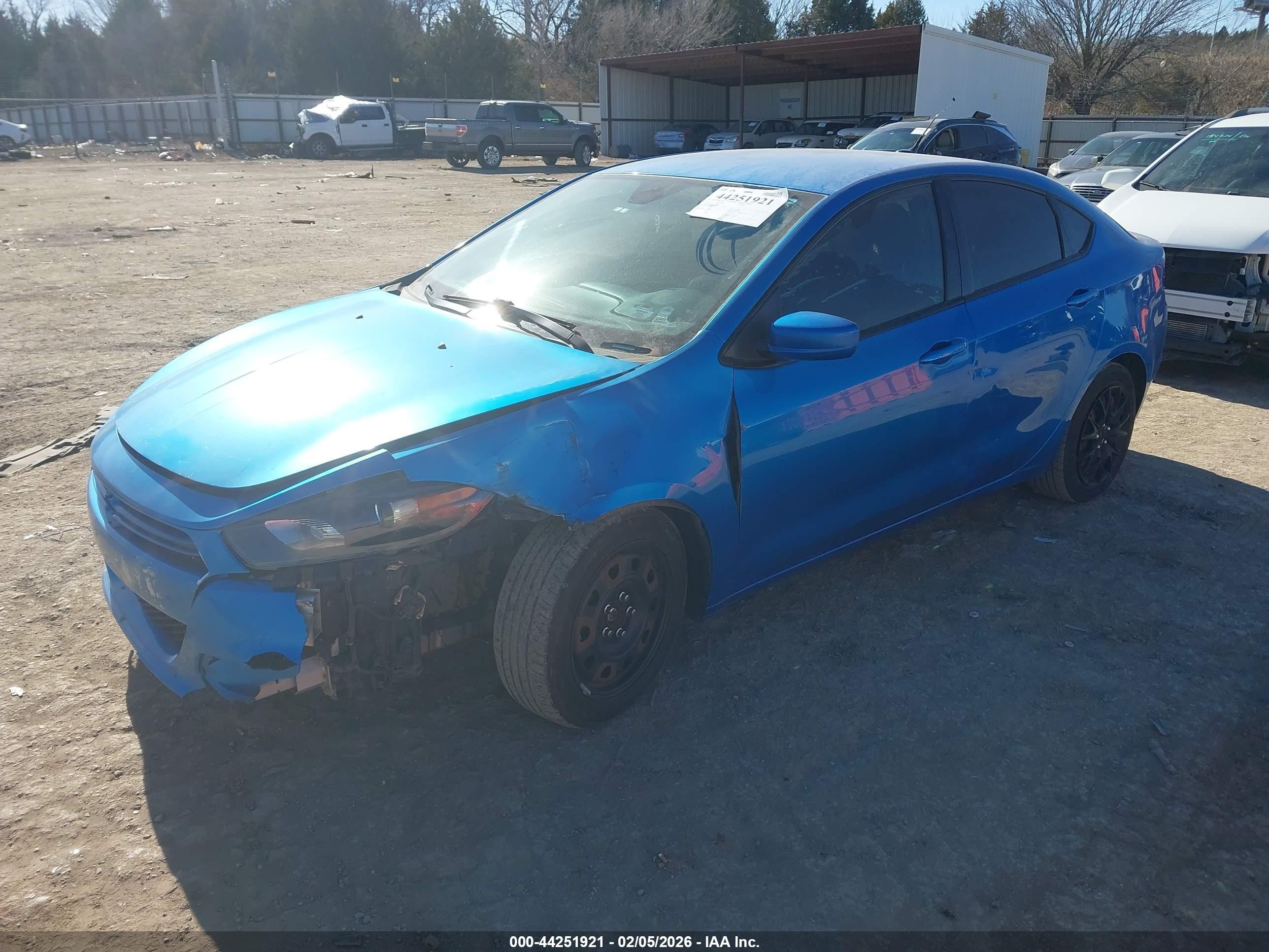 2015 Dodge Dart Se Blue vin: 1C3CDFAA2FD405357
