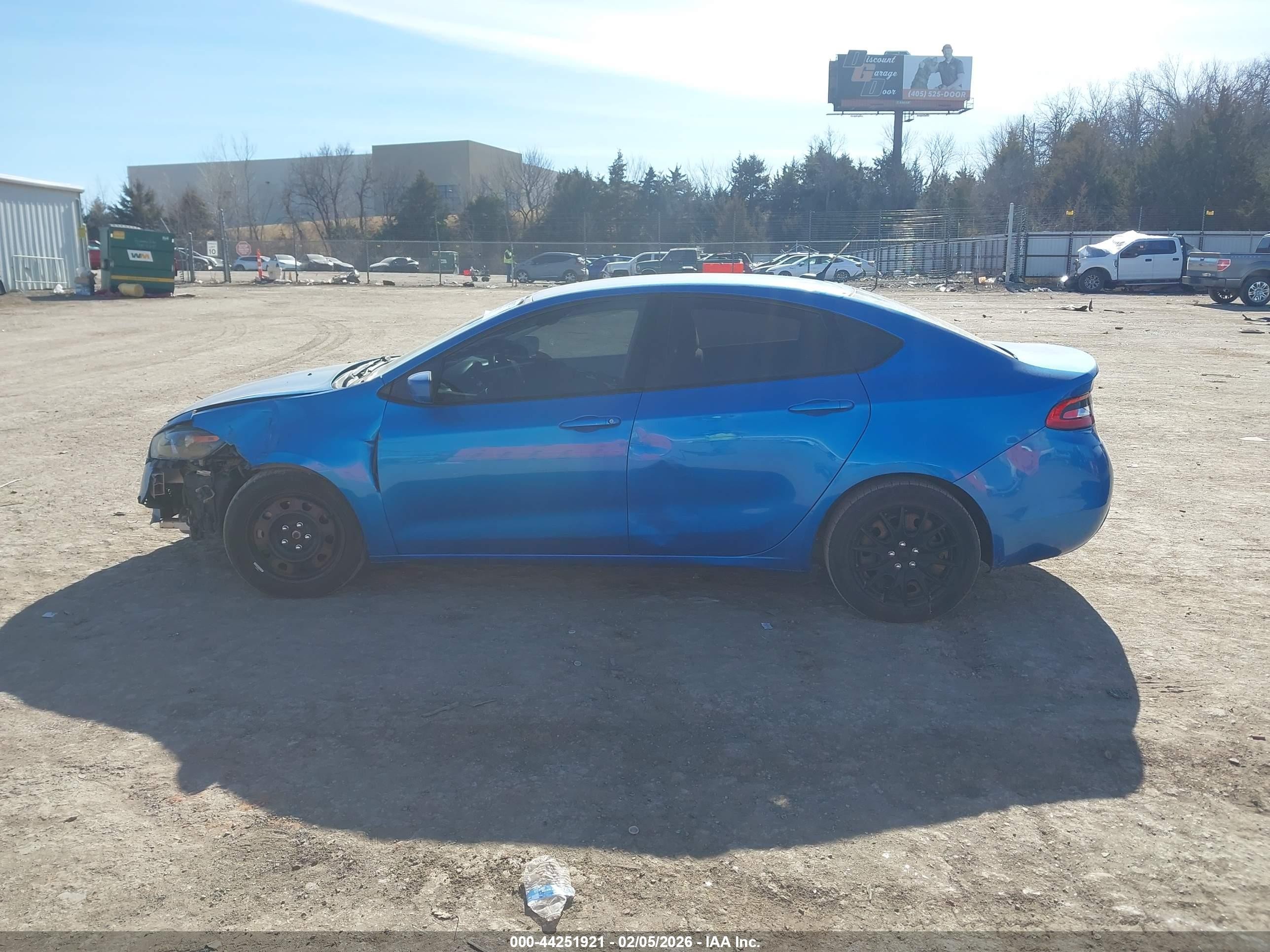2015 Dodge Dart Se Blue vin: 1C3CDFAA2FD405357