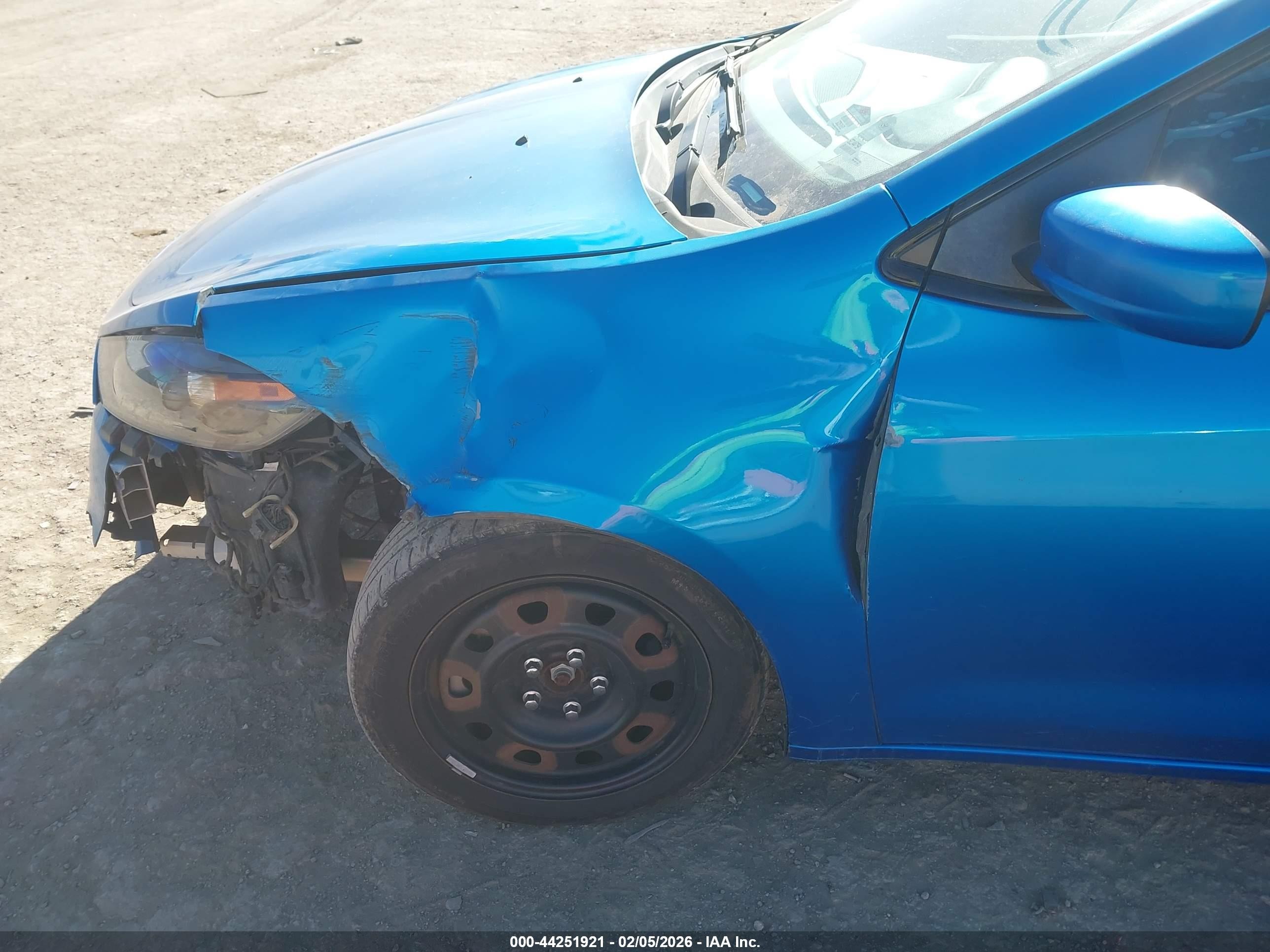 2015 Dodge Dart Se Blue vin: 1C3CDFAA2FD405357