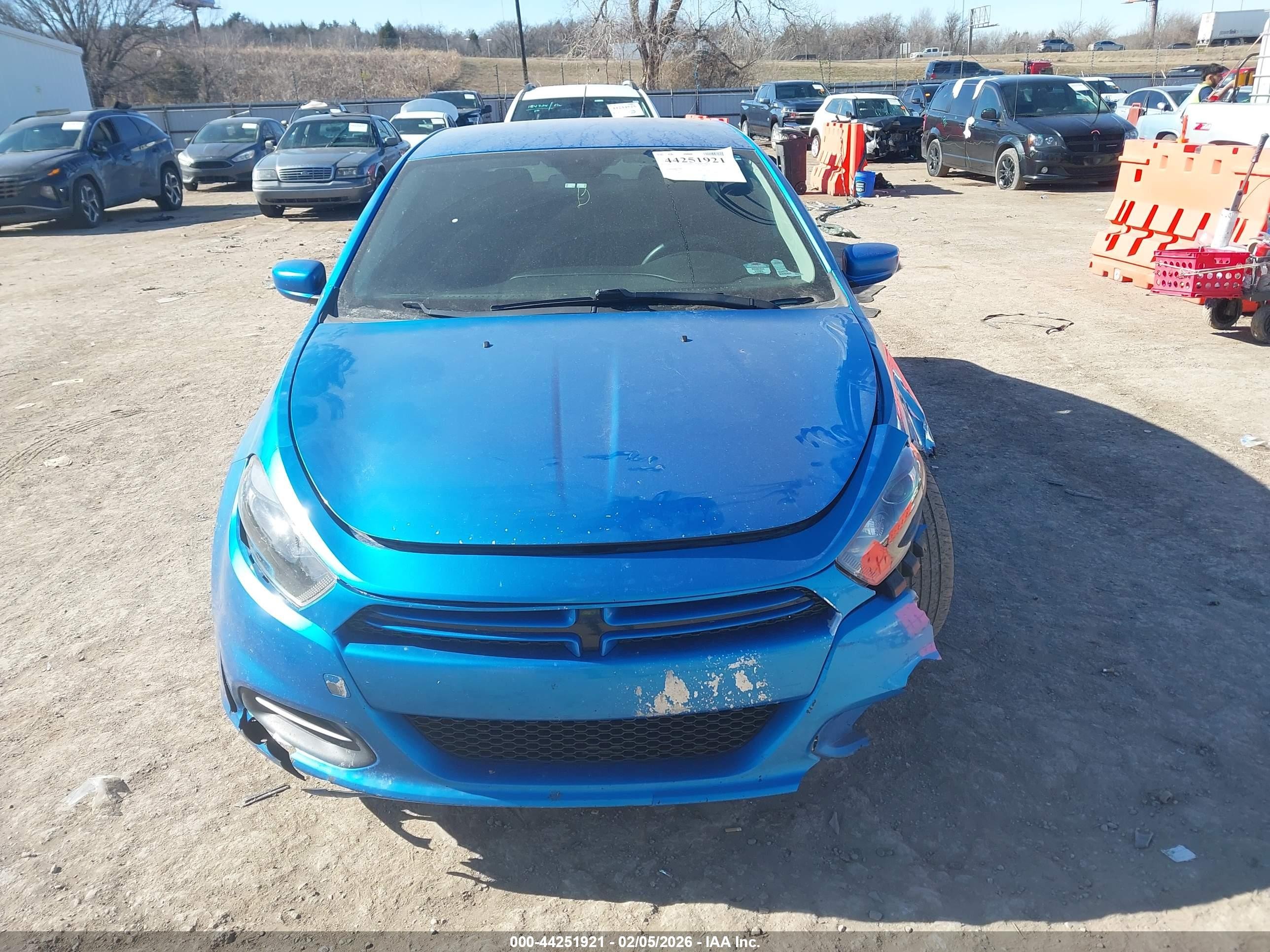 2015 Dodge Dart Se Blue vin: 1C3CDFAA2FD405357