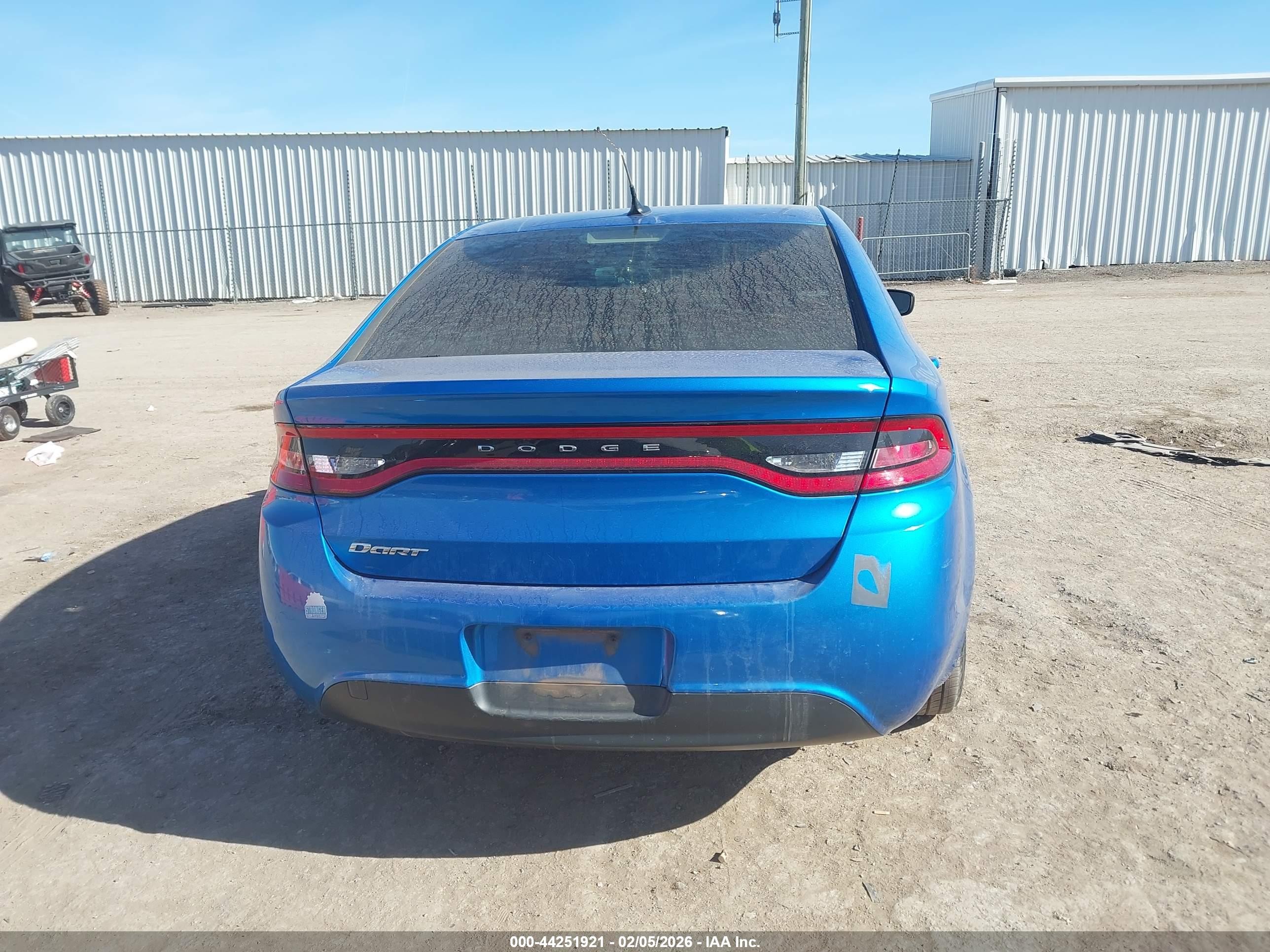 2015 Dodge Dart Se Blue vin: 1C3CDFAA2FD405357