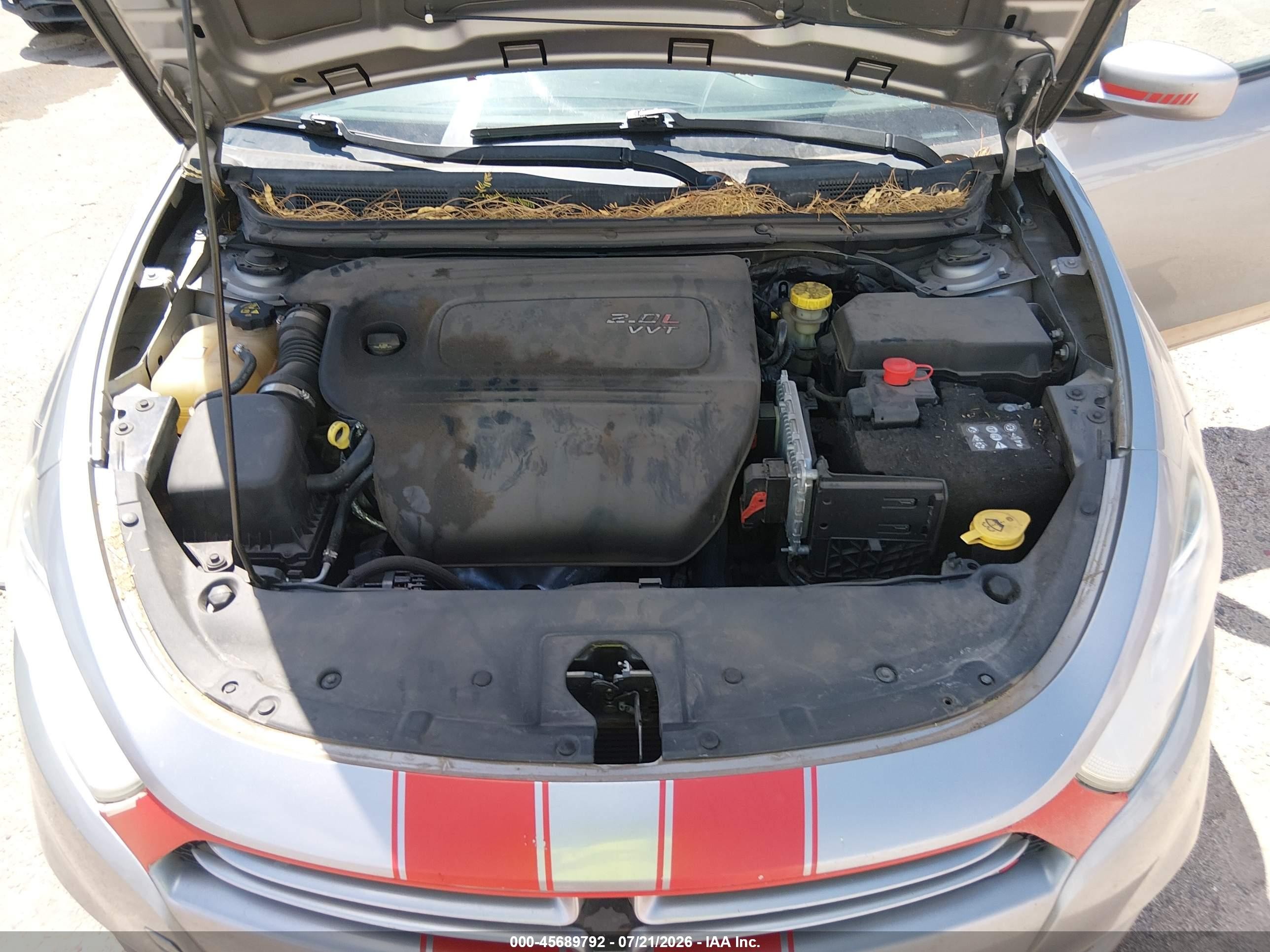 2015 Dodge Dart Se Silver vin: 1C3CDFAA3FD146474