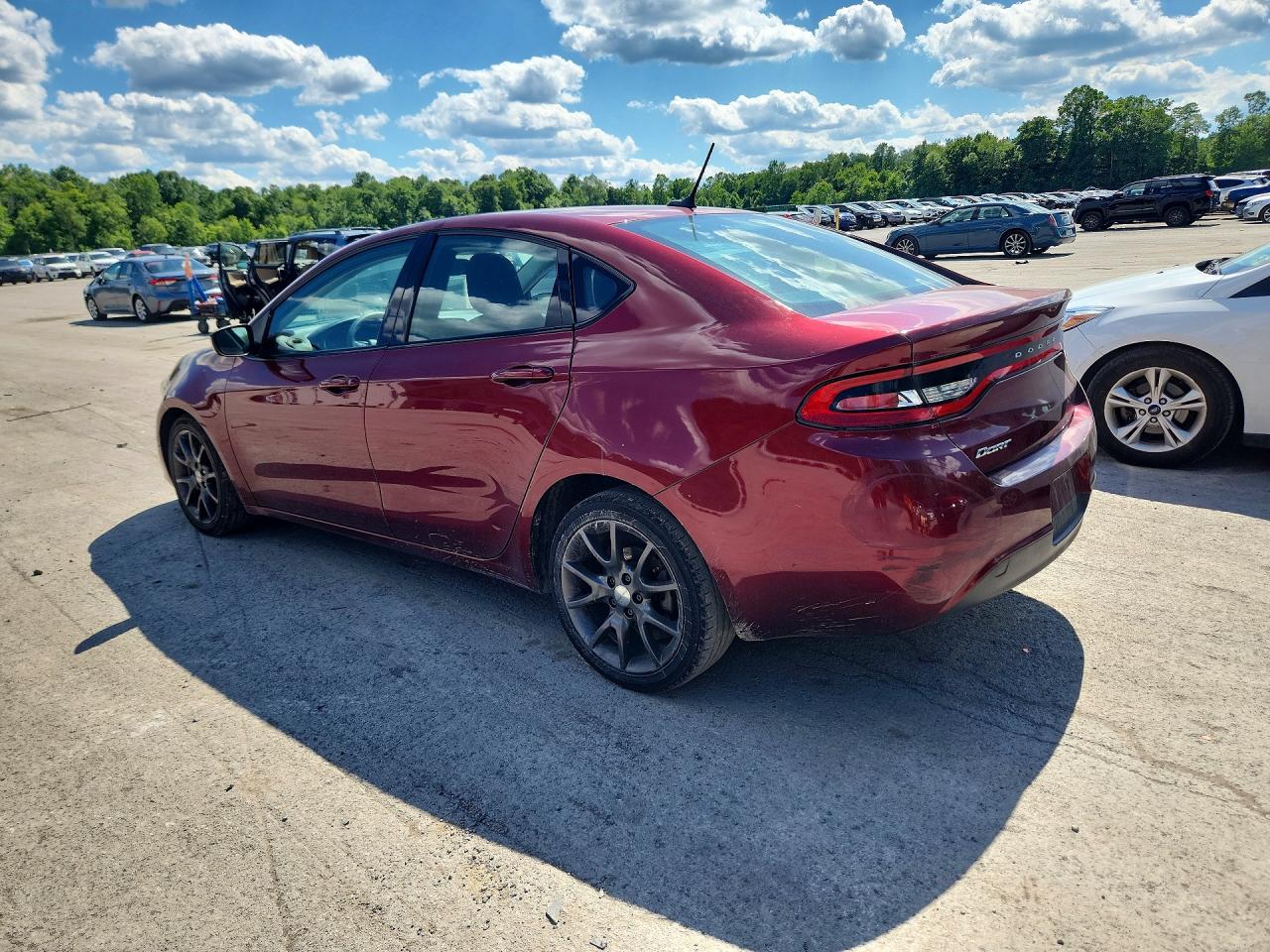 2015 Dodge Dart Se Бордовый vin: 1C3CDFAA3FD374619