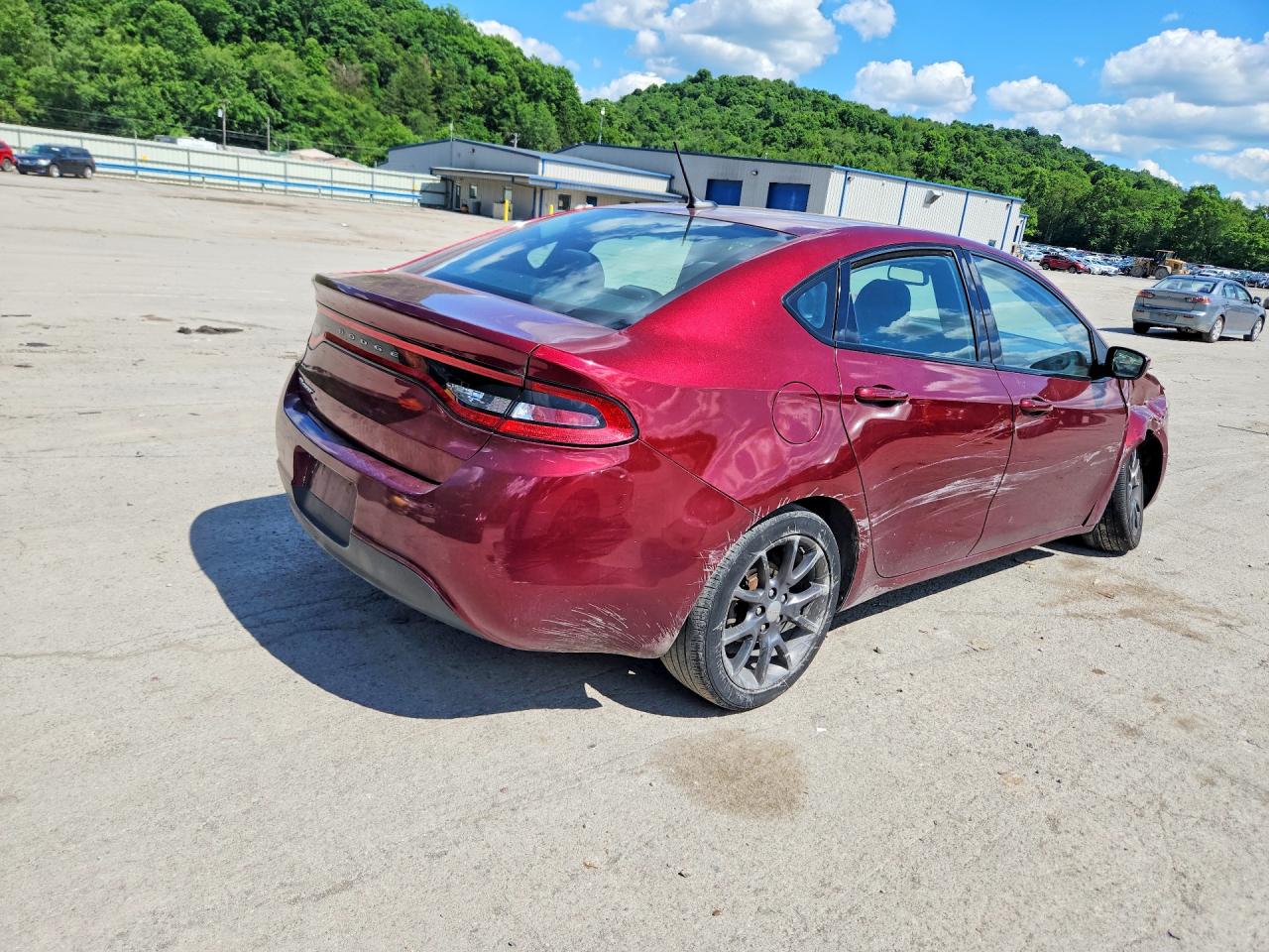 2015 Dodge Dart Se Бордовый vin: 1C3CDFAA3FD374619