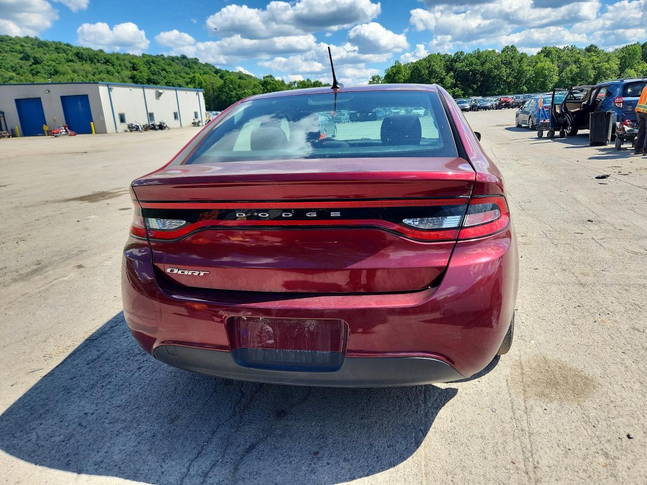 2015 Dodge Dart Se Бордовый vin: 1C3CDFAA3FD374619
