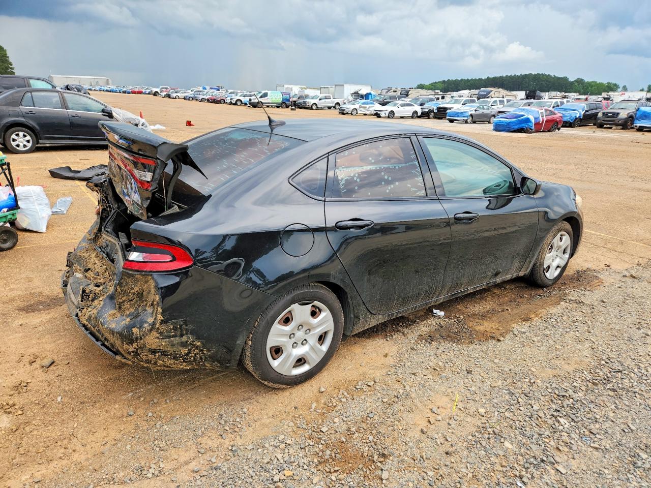 2015 Dodge Dart Se Black vin: 1C3CDFAA3FD404749
