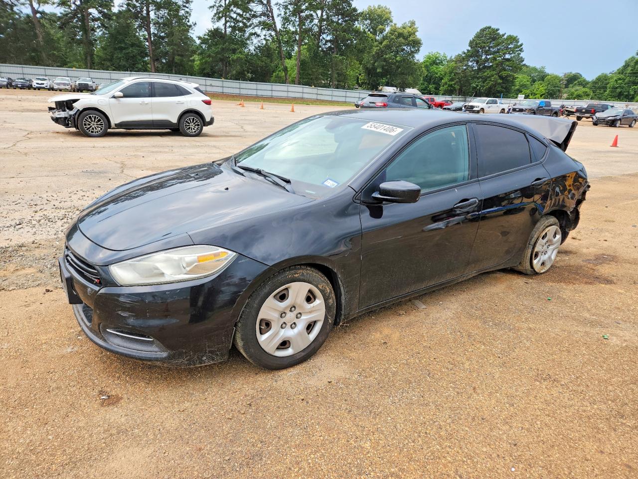 2015 Dodge Dart Se Black vin: 1C3CDFAA3FD404749