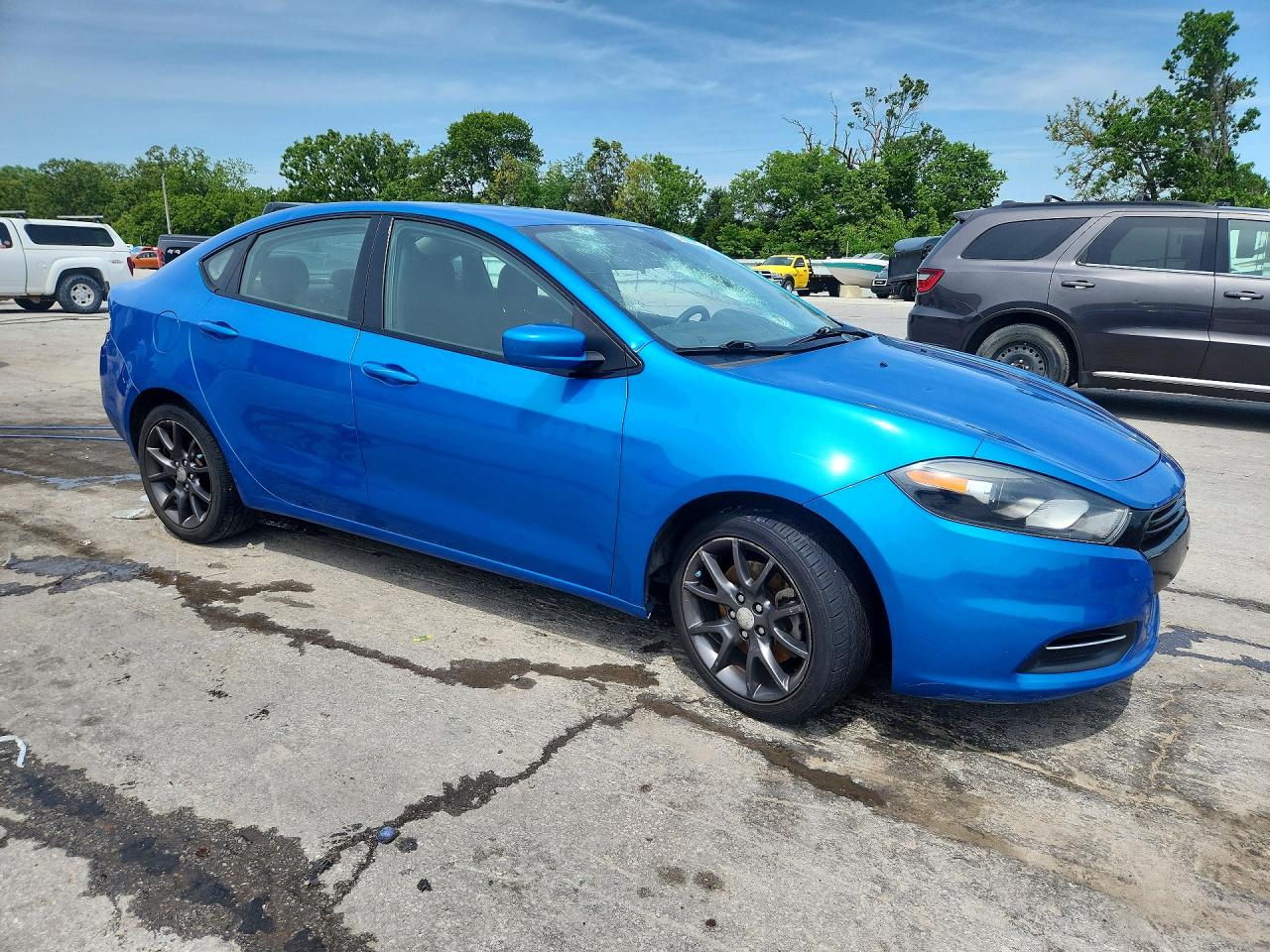 2015 Dodge Dart Se Blue vin: 1C3CDFAA3FD404878