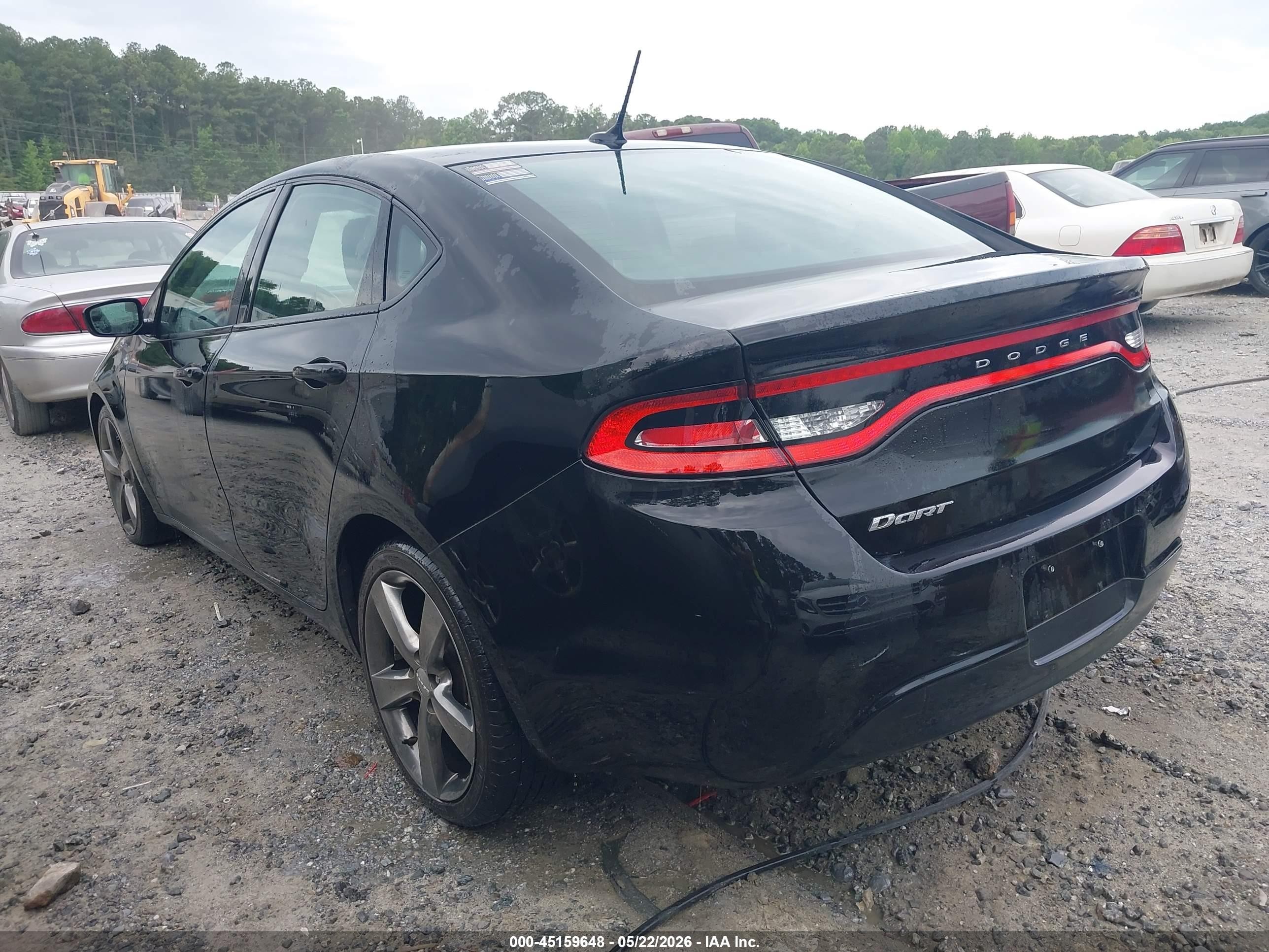 2013 Dodge Dart Se Black vin: 1C3CDFAA4DD147288
