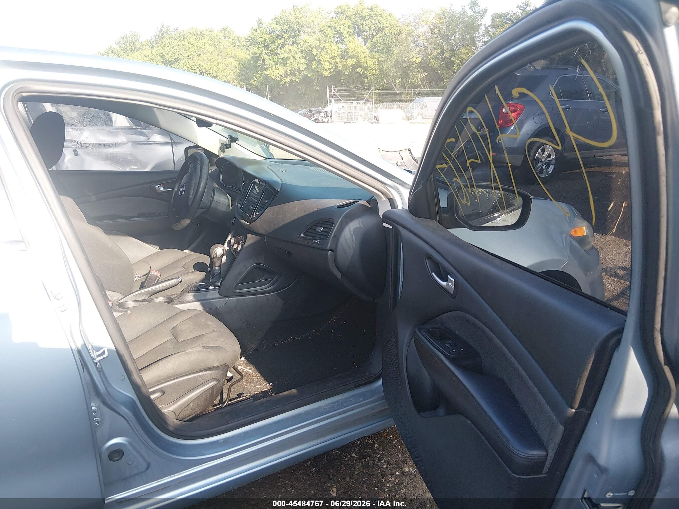 2013 Dodge Dart Se Silver vin: 1C3CDFAA4DD287051