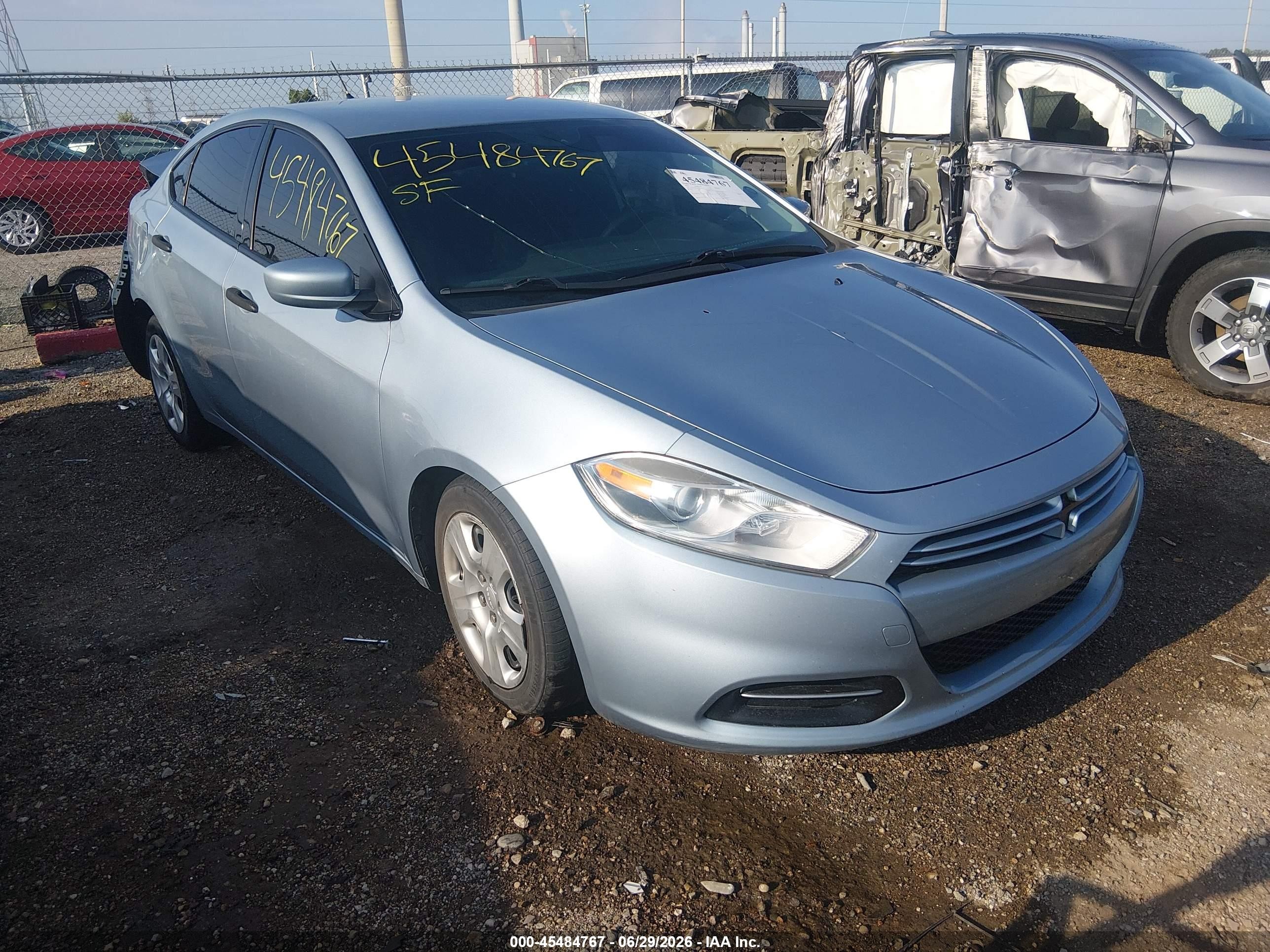 2013 Dodge Dart Se Серебряный vin: 1C3CDFAA4DD287051