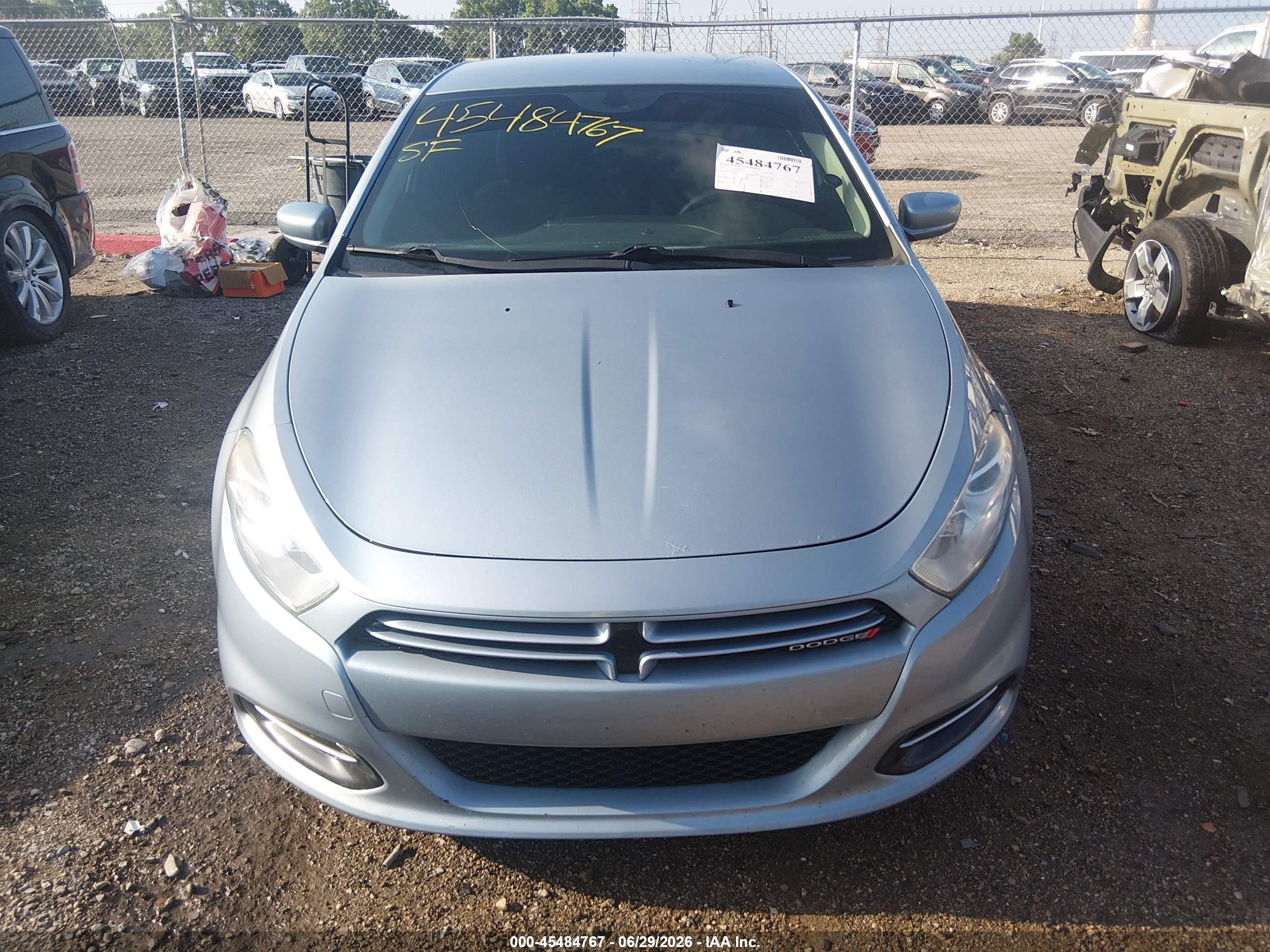 2013 Dodge Dart Se Silver vin: 1C3CDFAA4DD287051