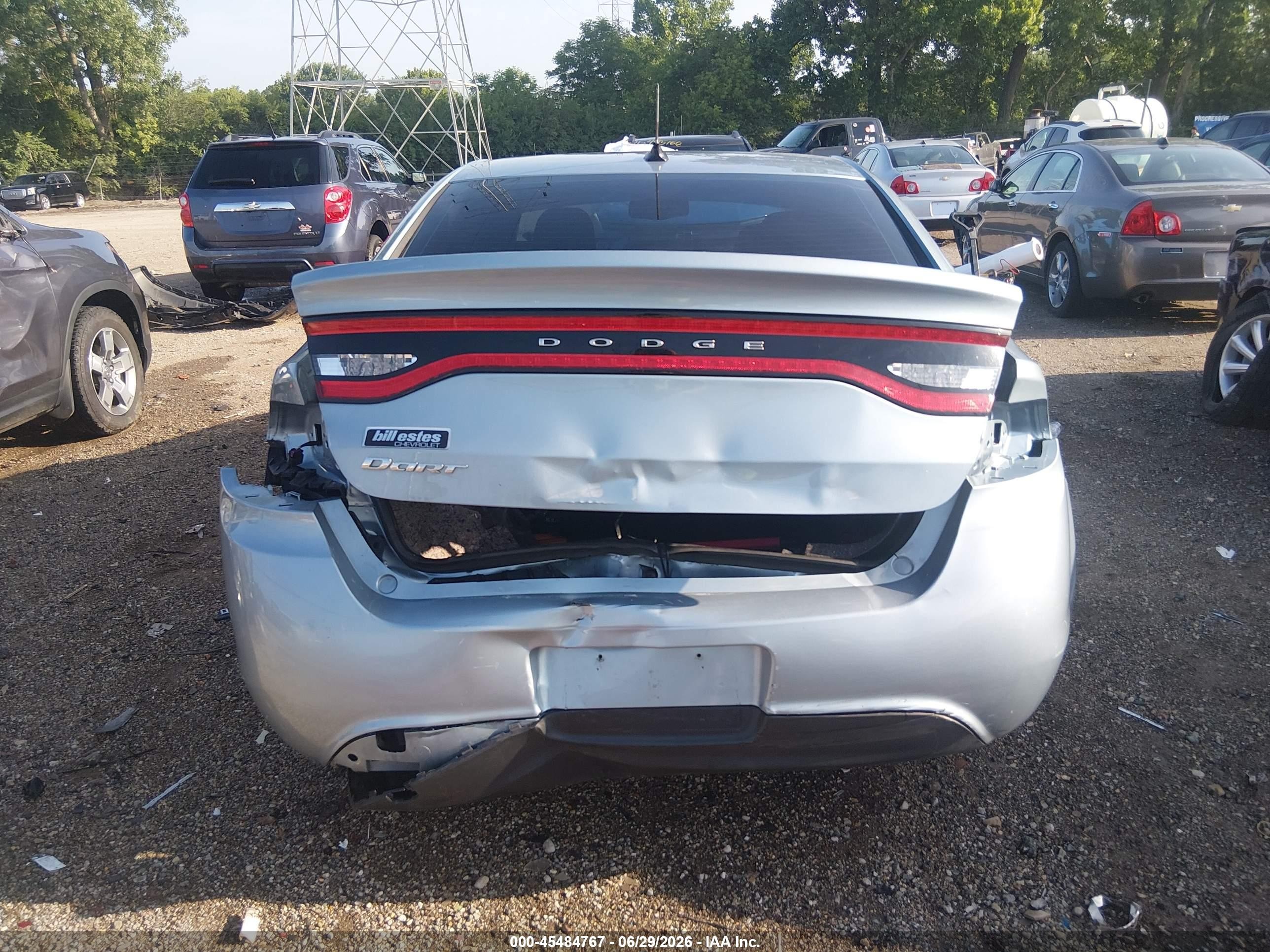 2013 Dodge Dart Se Silver vin: 1C3CDFAA4DD287051