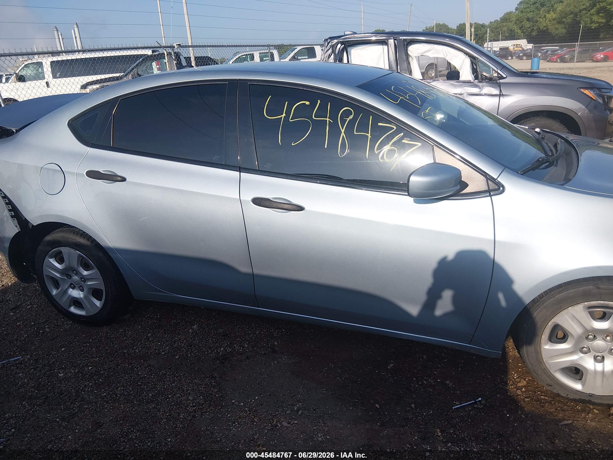 2013 Dodge Dart Se Silver vin: 1C3CDFAA4DD287051