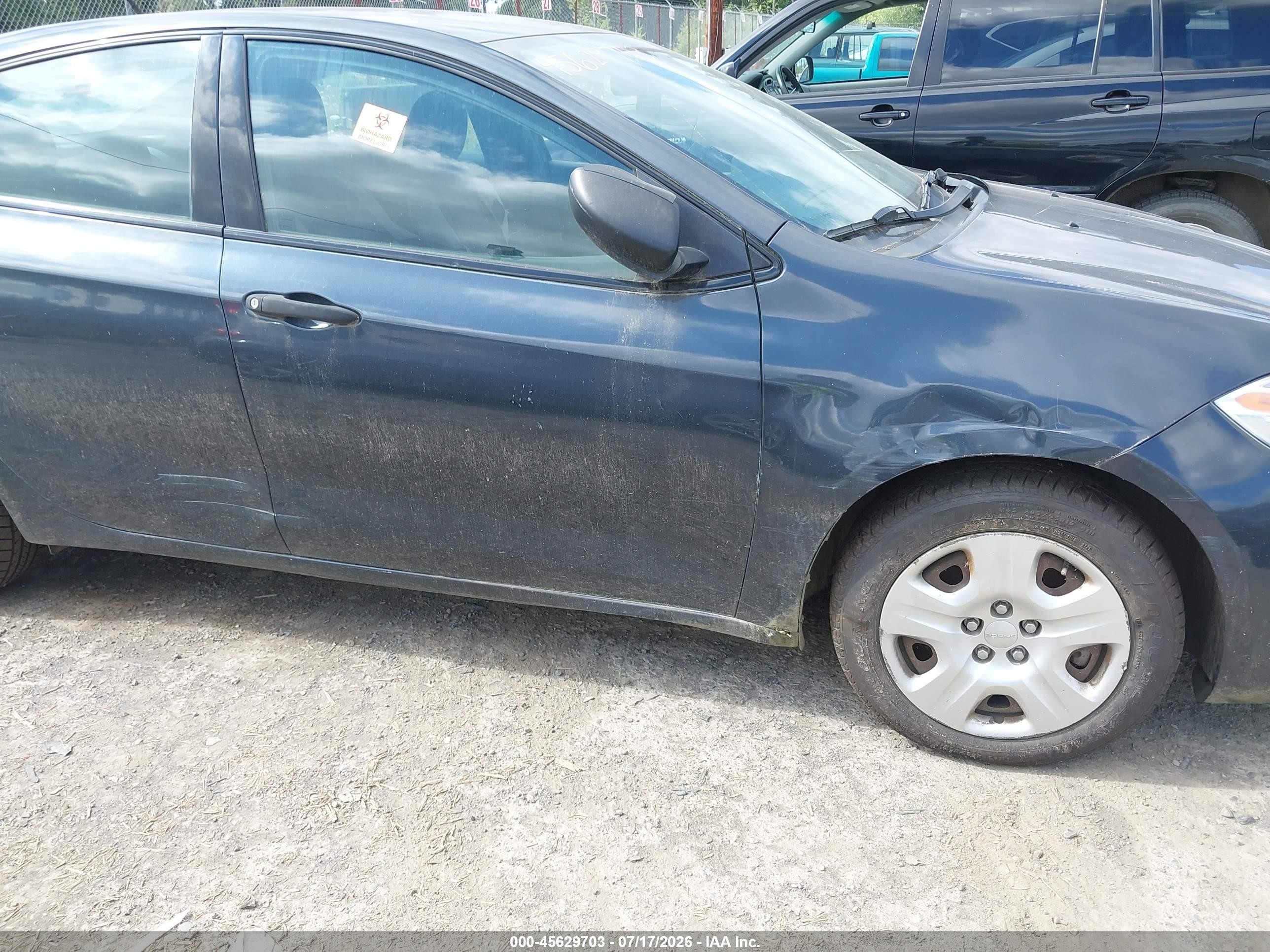 2013 Dodge Dart Se Black vin: 1C3CDFAA4DD314264