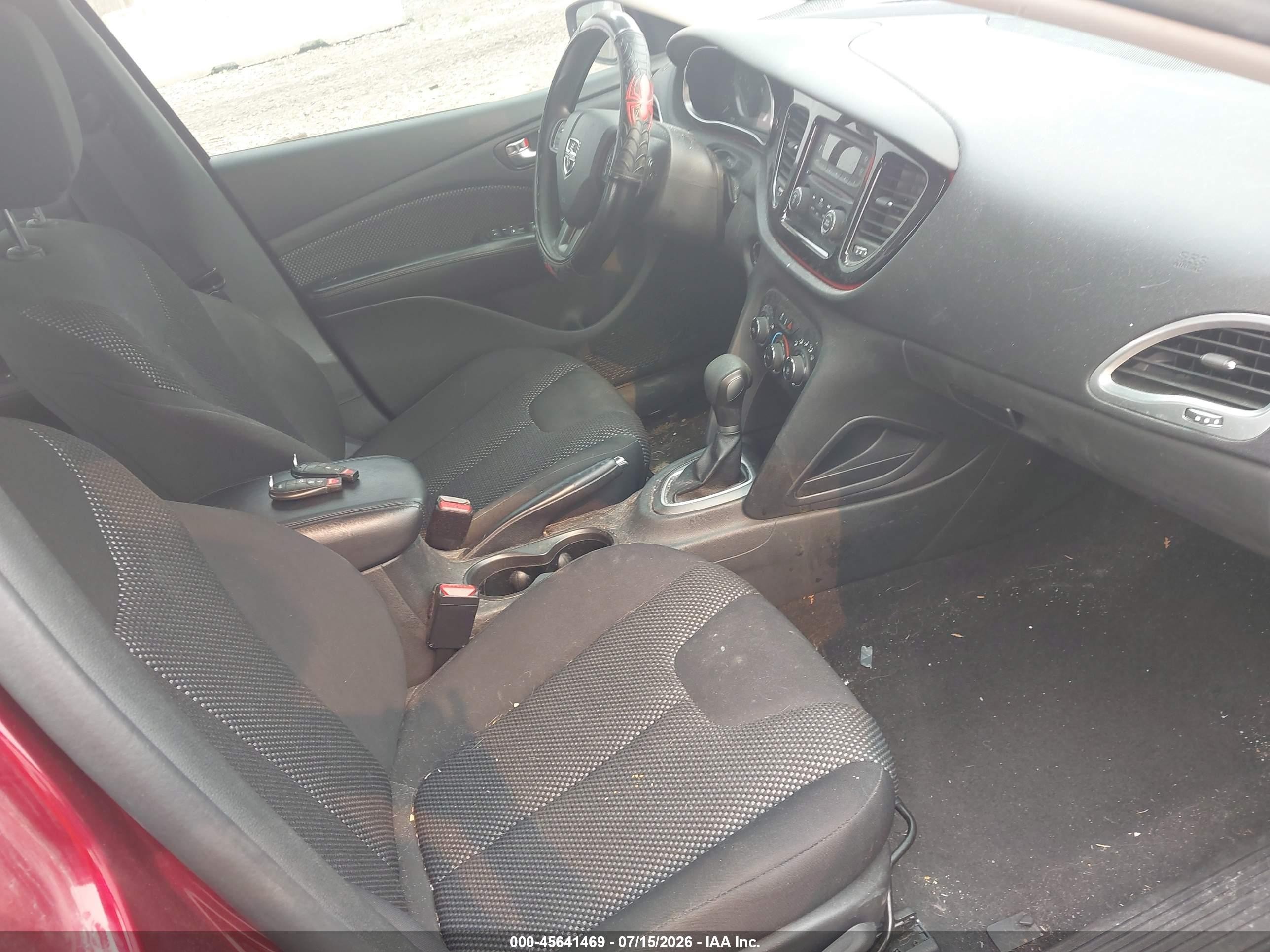 2015 Dodge Dart Se Red vin: 1C3CDFAA4FD276022