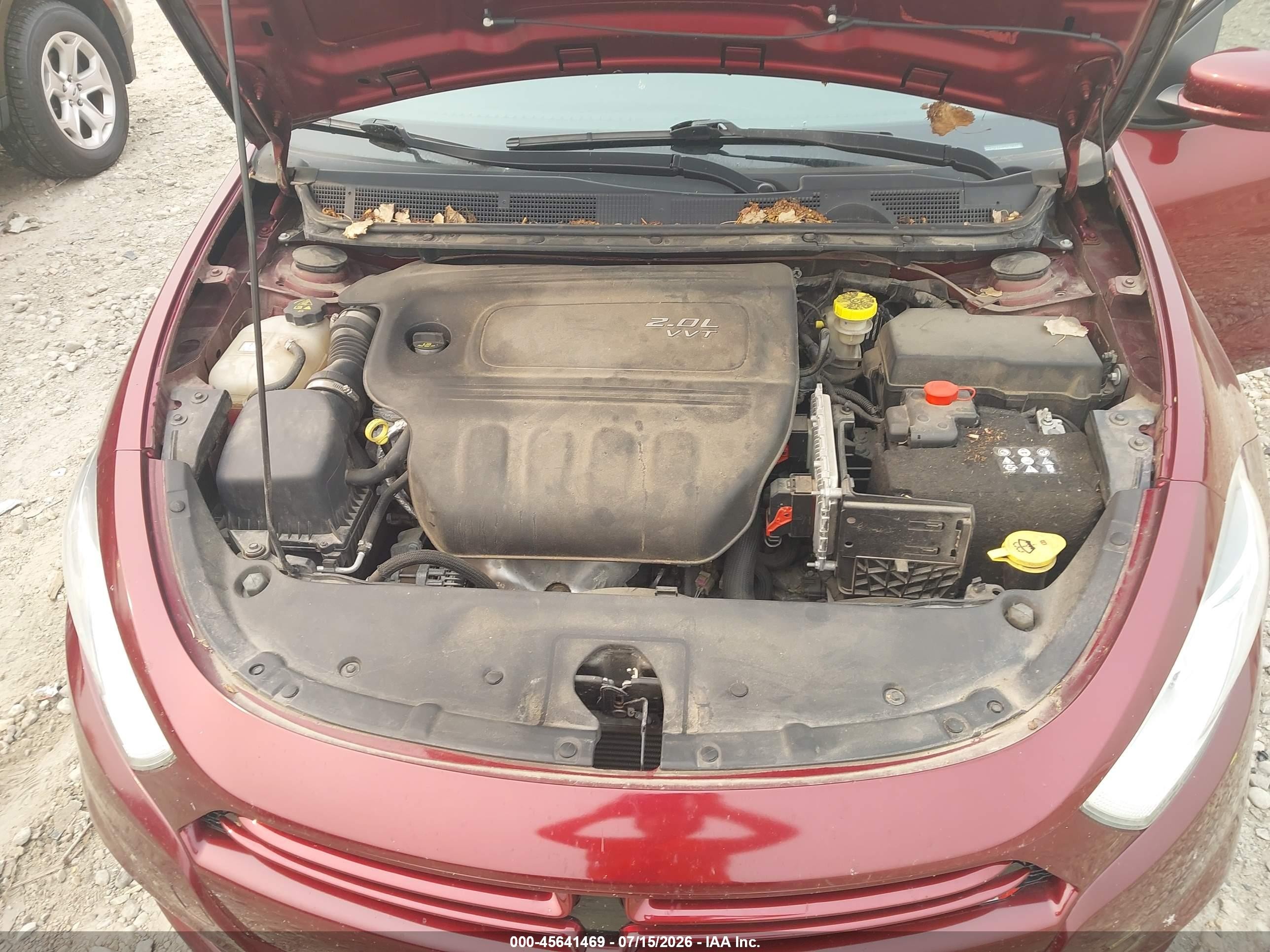 2015 Dodge Dart Se Red vin: 1C3CDFAA4FD276022