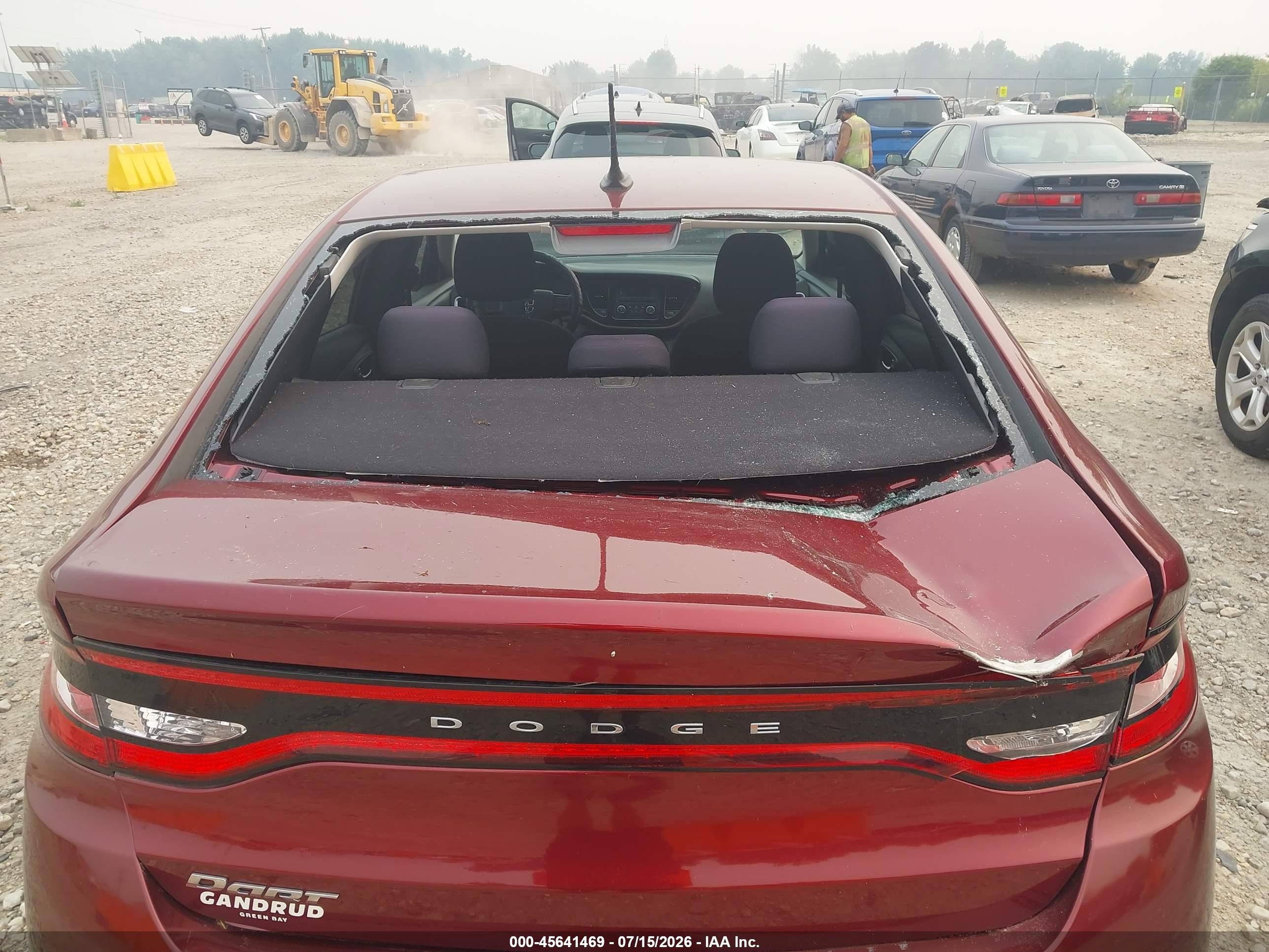 2015 Dodge Dart Se Red vin: 1C3CDFAA4FD276022