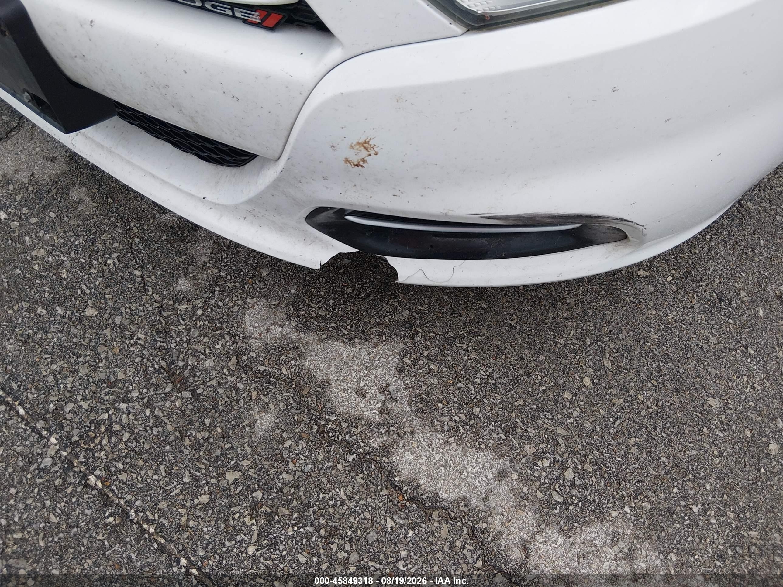 2013 Dodge Dart Se White vin: 1C3CDFAA5DD302897