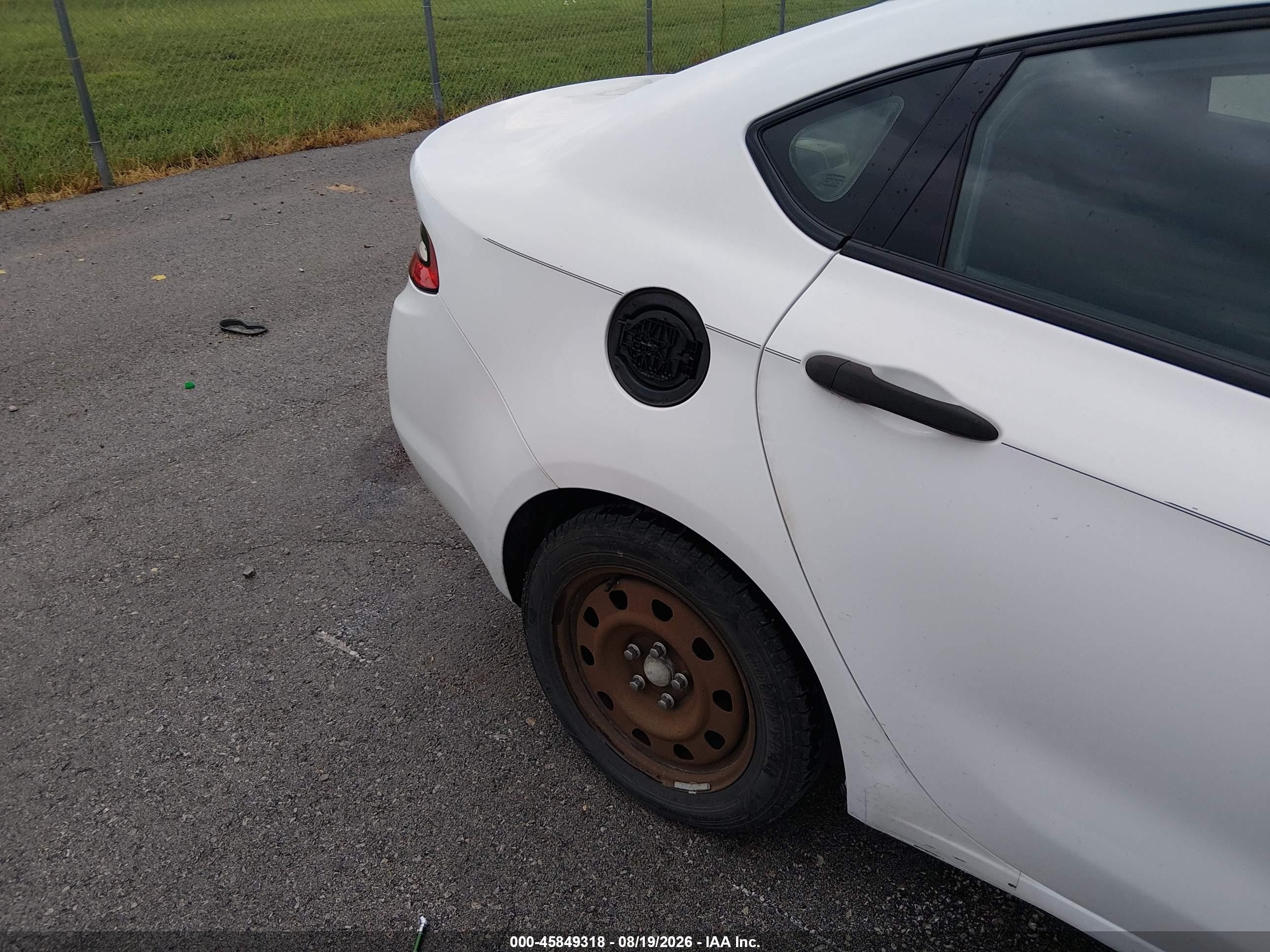 2013 Dodge Dart Se White vin: 1C3CDFAA5DD302897