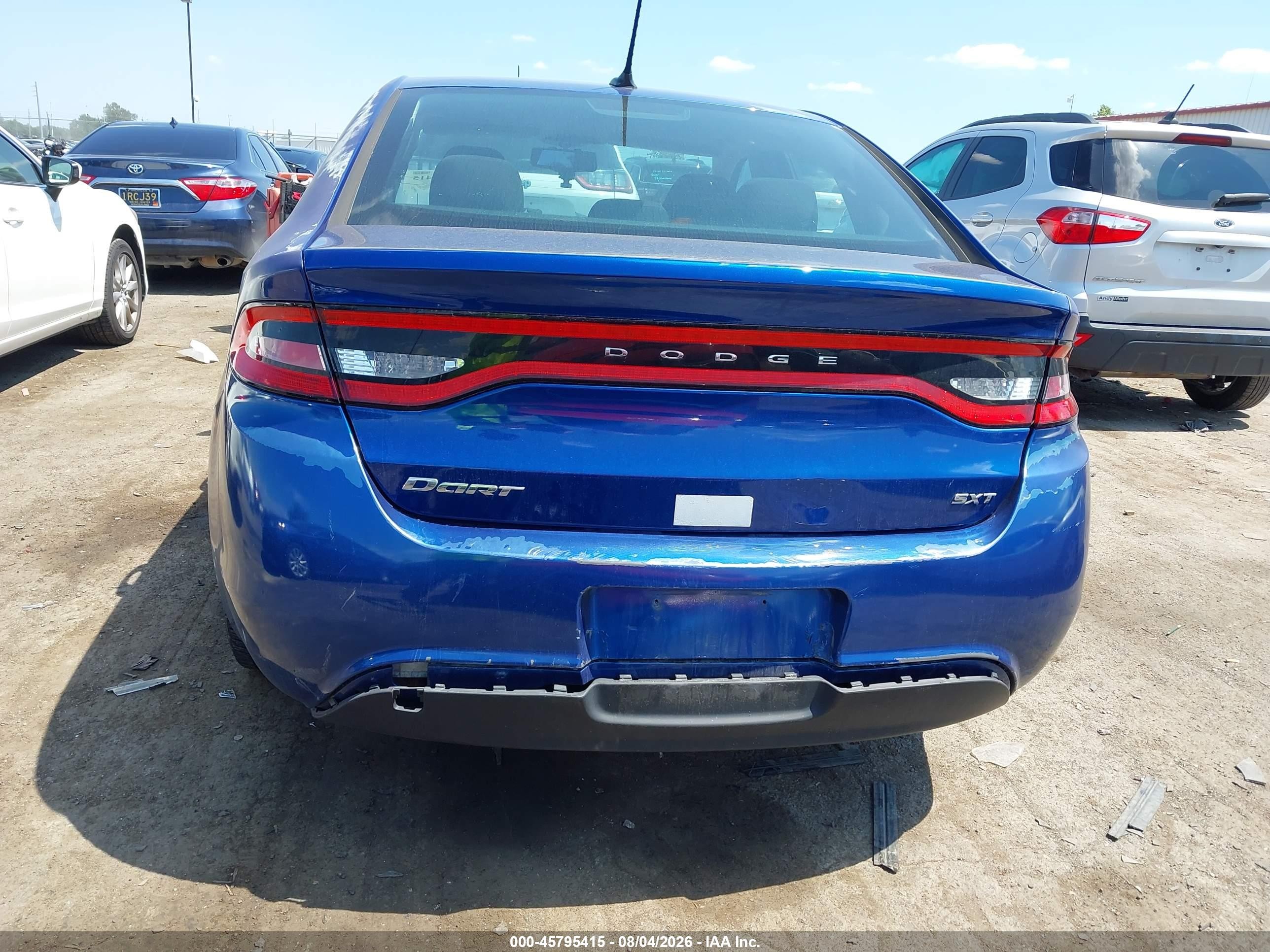 2013 Dodge Dart Se Blue vin: 1C3CDFAA5DD325936