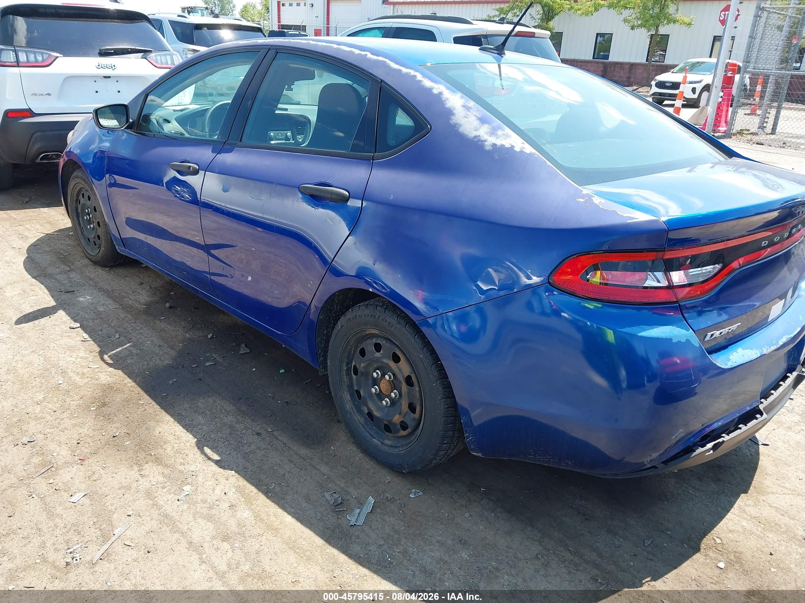 2013 Dodge Dart Se Blue vin: 1C3CDFAA5DD325936