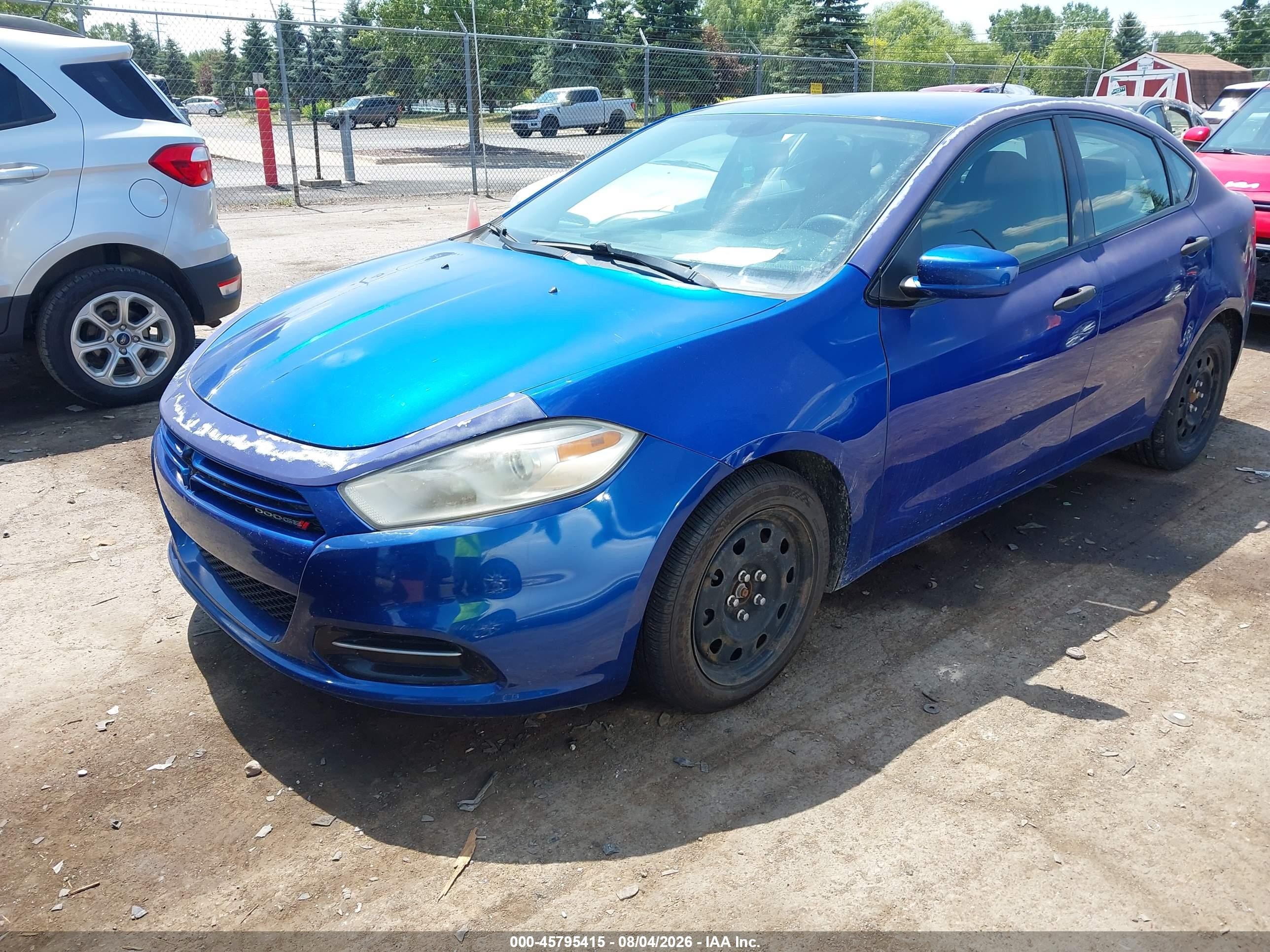 2013 Dodge Dart Se Blue vin: 1C3CDFAA5DD325936