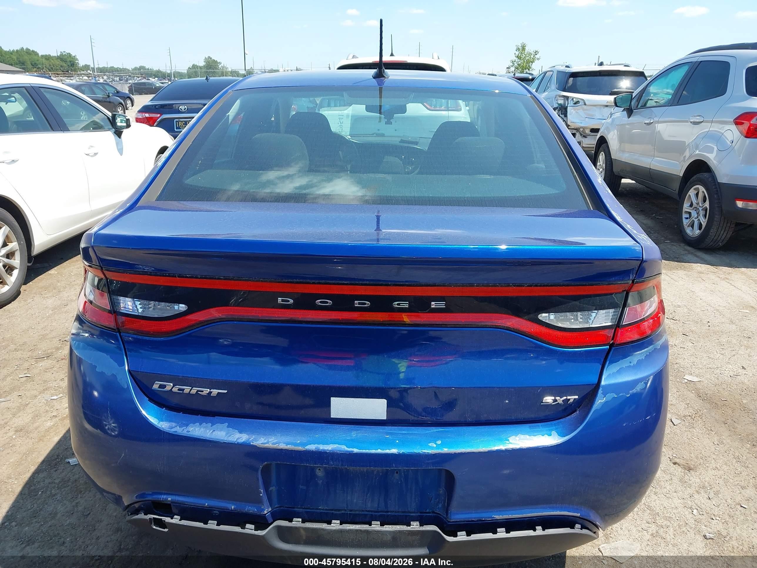 2013 Dodge Dart Se Blue vin: 1C3CDFAA5DD325936
