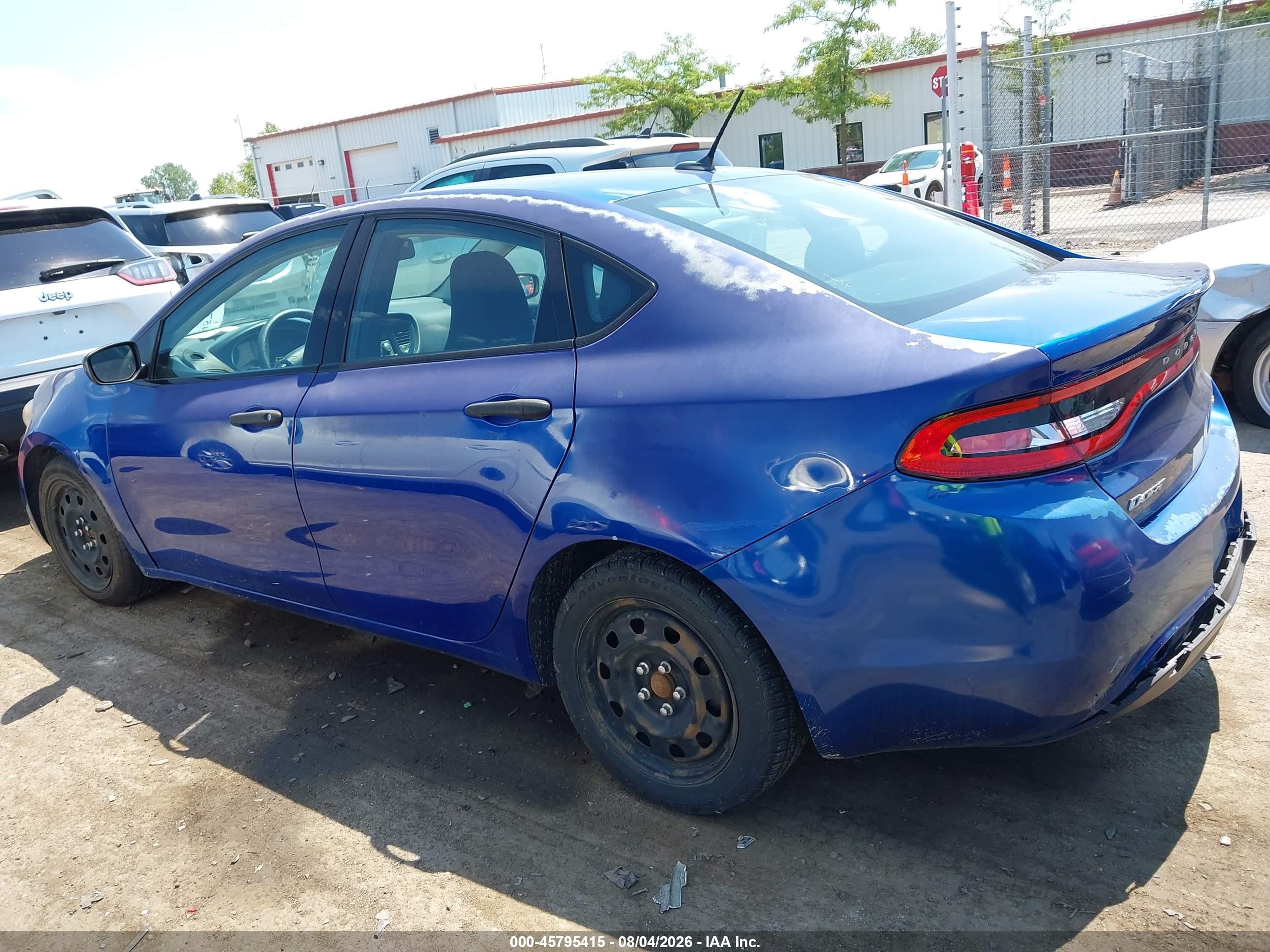 2013 Dodge Dart Se Blue vin: 1C3CDFAA5DD325936