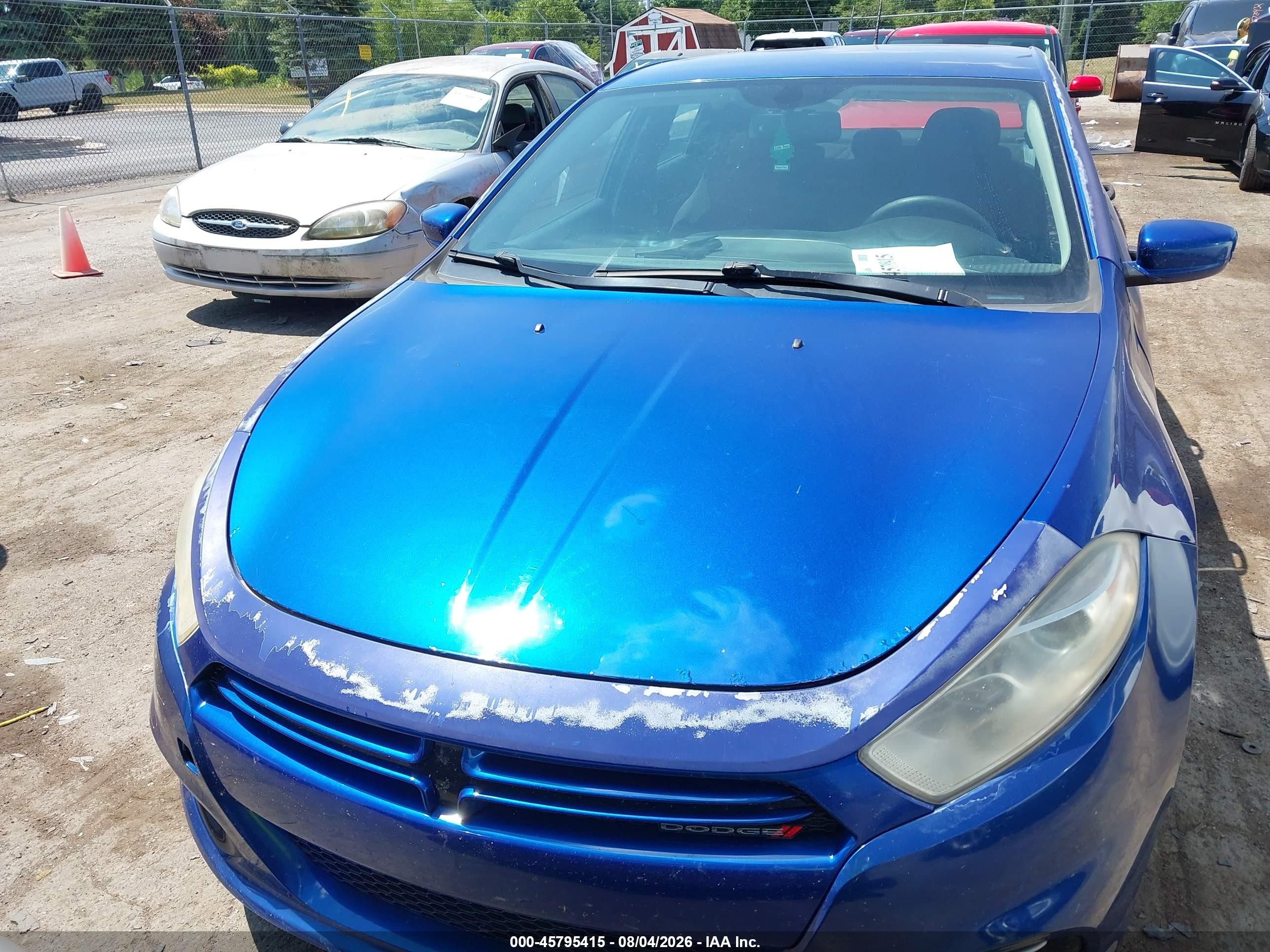 2013 Dodge Dart Se Blue vin: 1C3CDFAA5DD325936