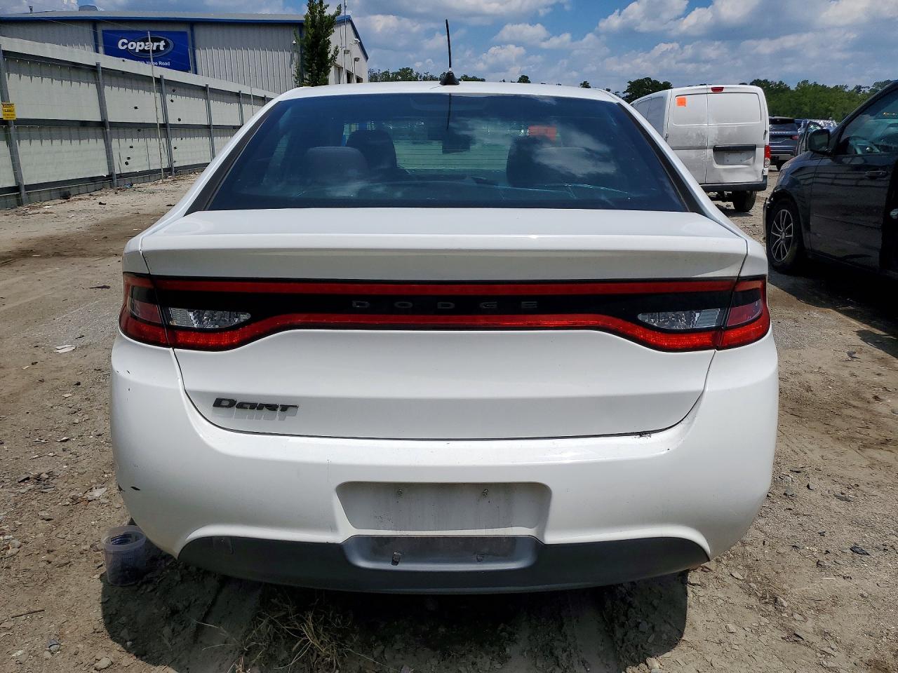 2014 Dodge Dart Se White vin: 1C3CDFAA5ED702329