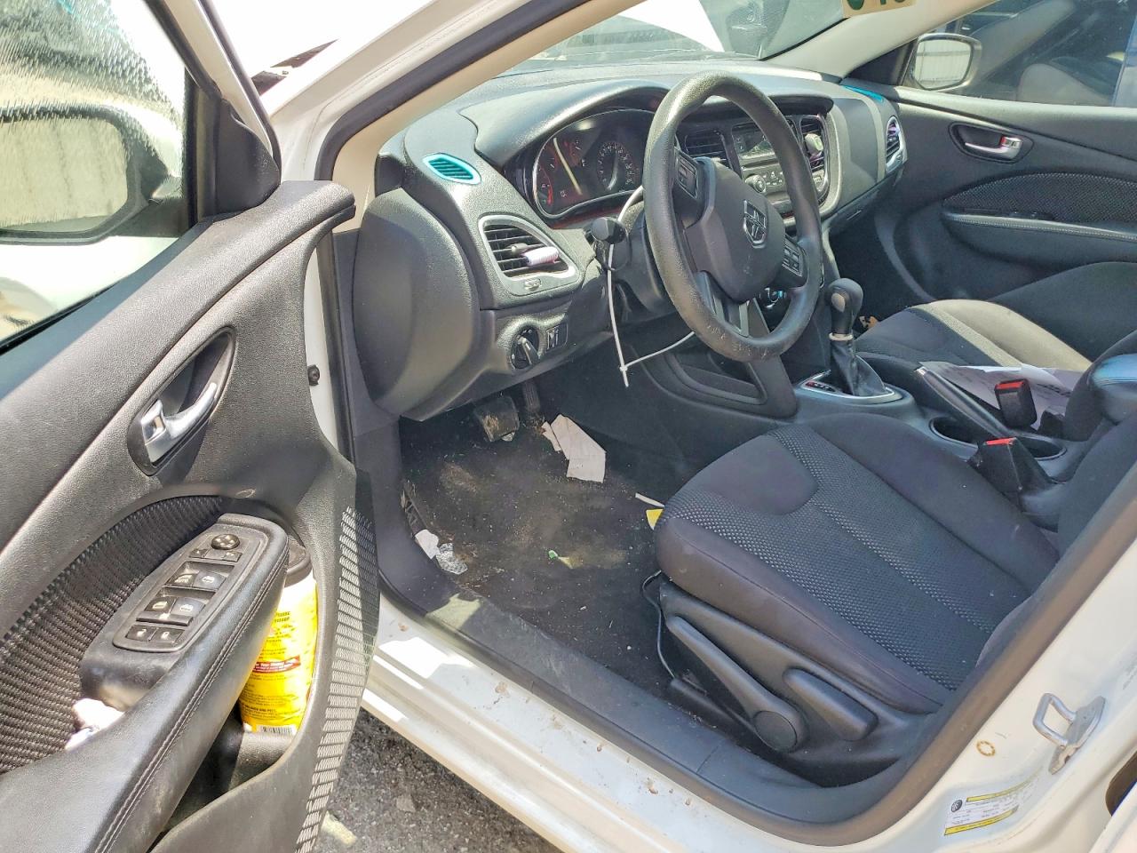 2014 Dodge Dart Se White vin: 1C3CDFAA5ED702329