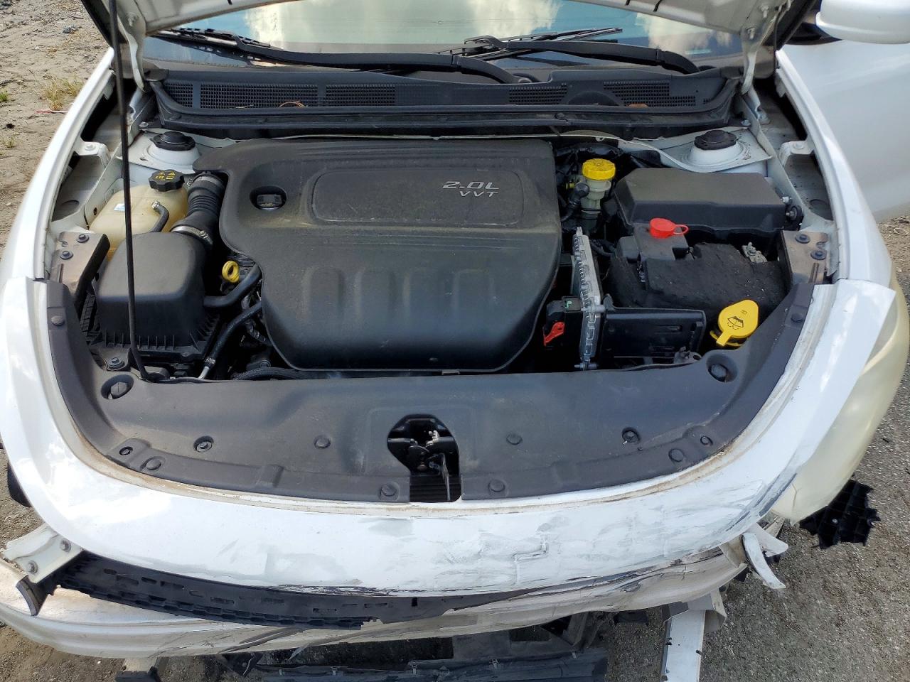 2014 Dodge Dart Se White vin: 1C3CDFAA5ED702329