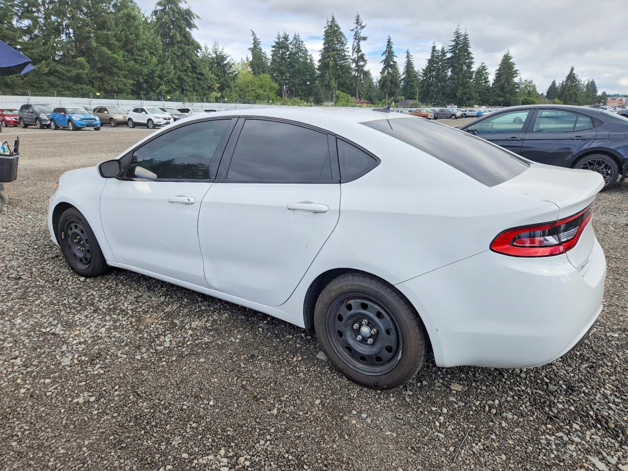 2014 Dodge Dart Se White vin: 1C3CDFAA5ED833809