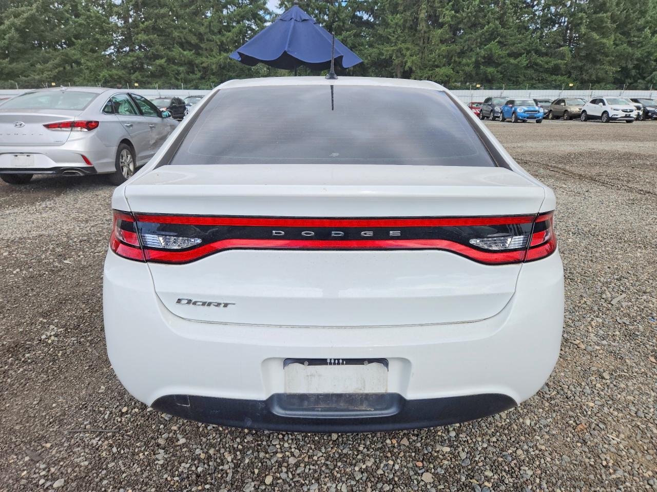 2014 Dodge Dart Se White vin: 1C3CDFAA5ED833809
