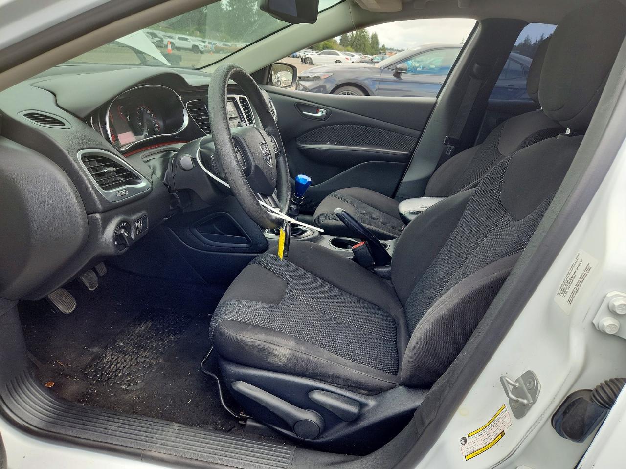 2014 Dodge Dart Se White vin: 1C3CDFAA5ED833809