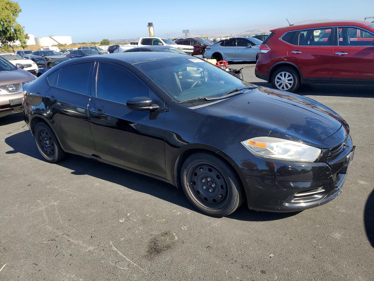 2014 Dodge Dart Se Black vin: 1C3CDFAA5ED883576