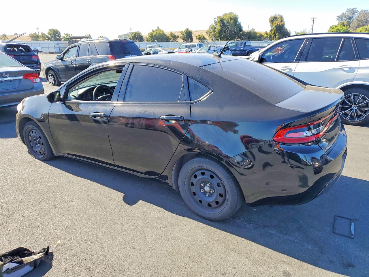 2014 Dodge Dart Se Black vin: 1C3CDFAA5ED883576