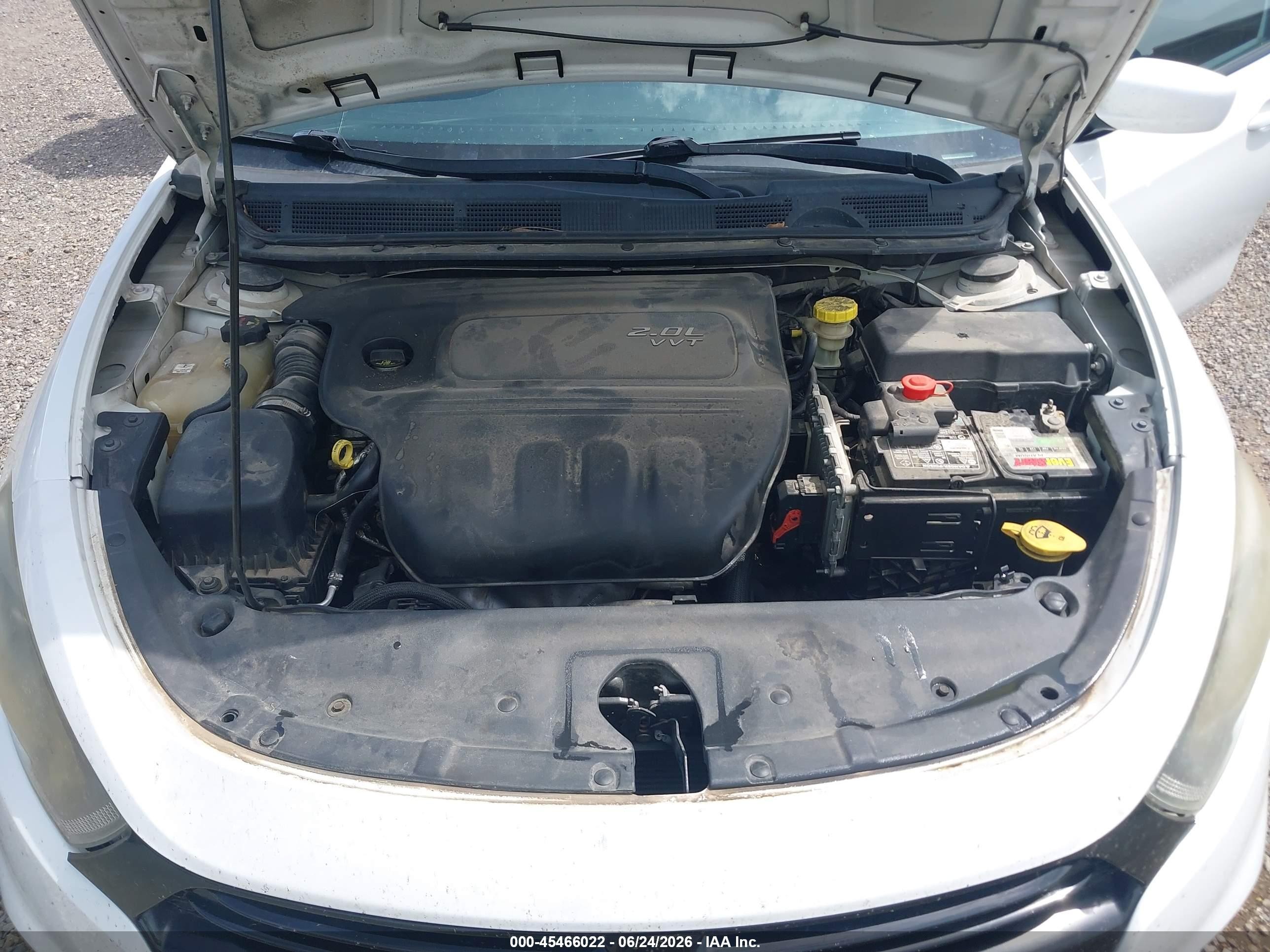 2015 Dodge Dart Se White vin: 1C3CDFAA5FD375366