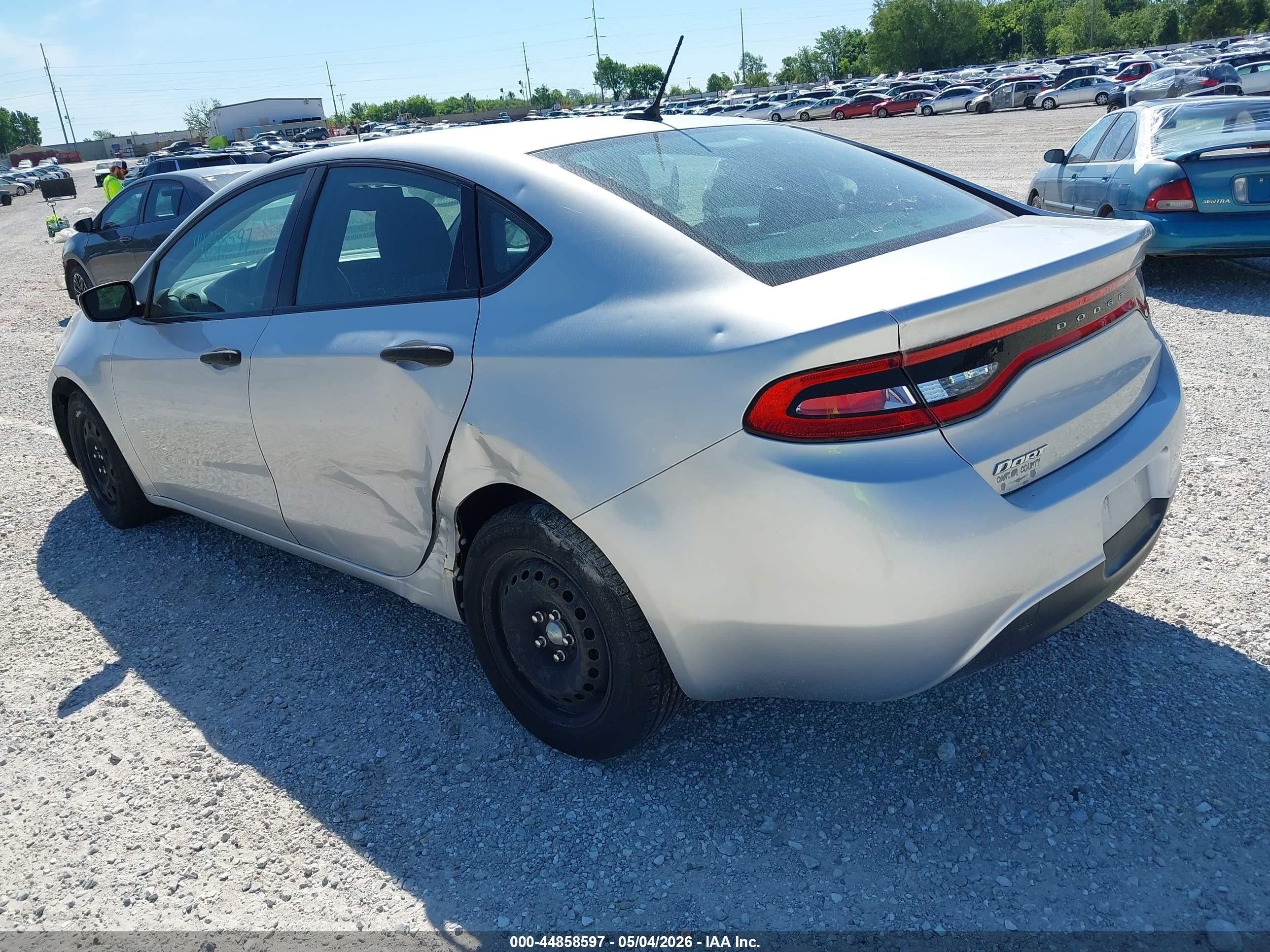 2013 Dodge Dart Se Silver vin: 1C3CDFAA6DD147731