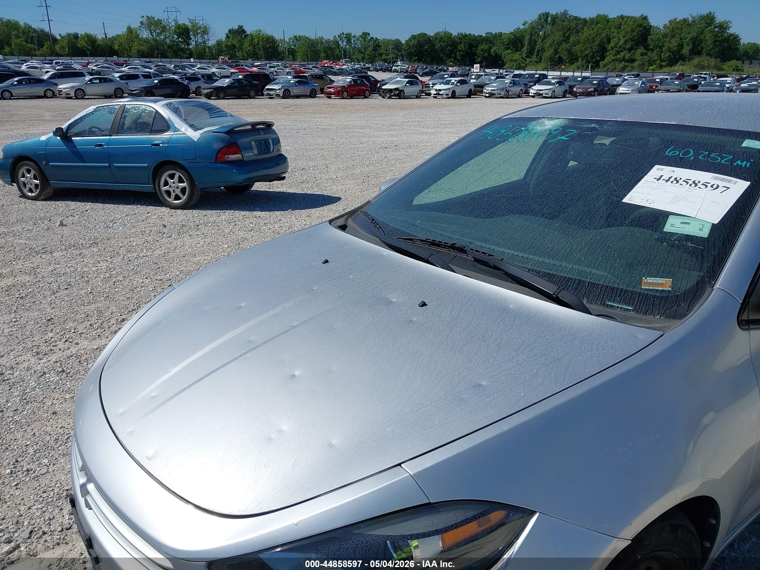 2013 Dodge Dart Se Silver vin: 1C3CDFAA6DD147731
