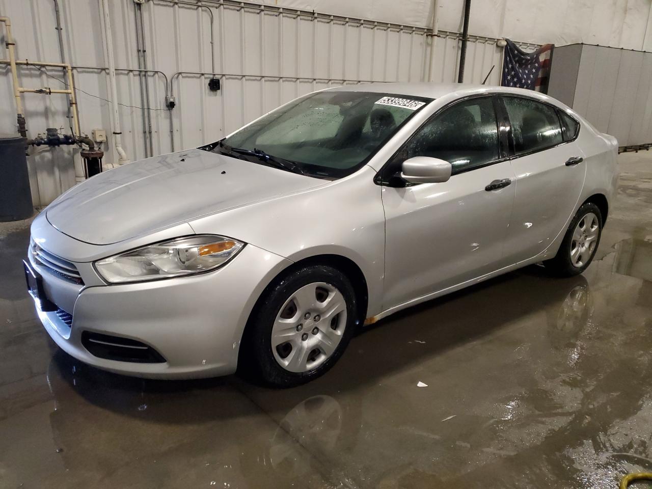 2013 Dodge Dart Se Silver vin: 1C3CDFAA6DD178302 Damage: Left Rocker Panel, Corrosion, 4 To 5 Inches