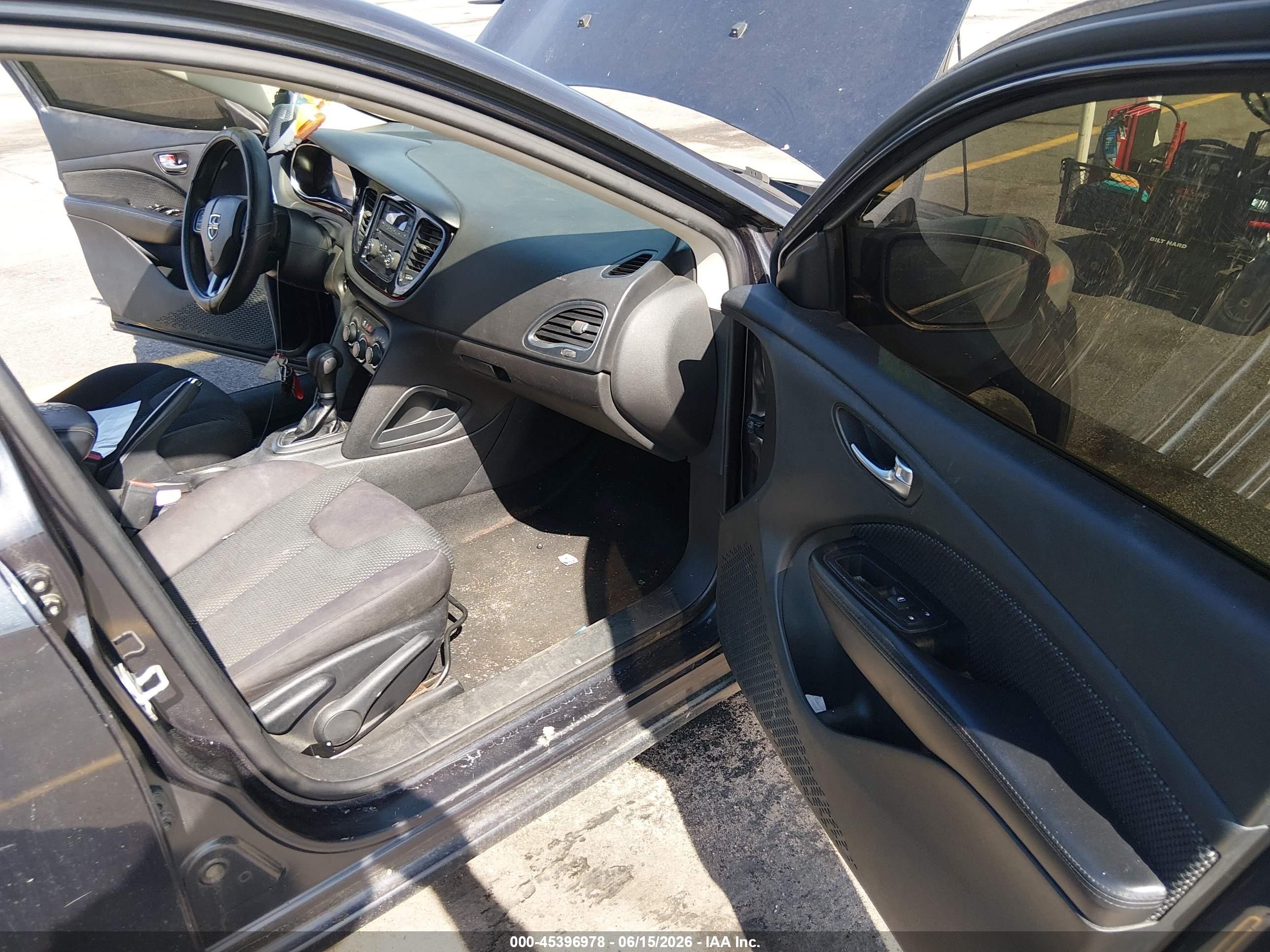 2014 Dodge Dart Se Gray vin: 1C3CDFAA6ED672029
