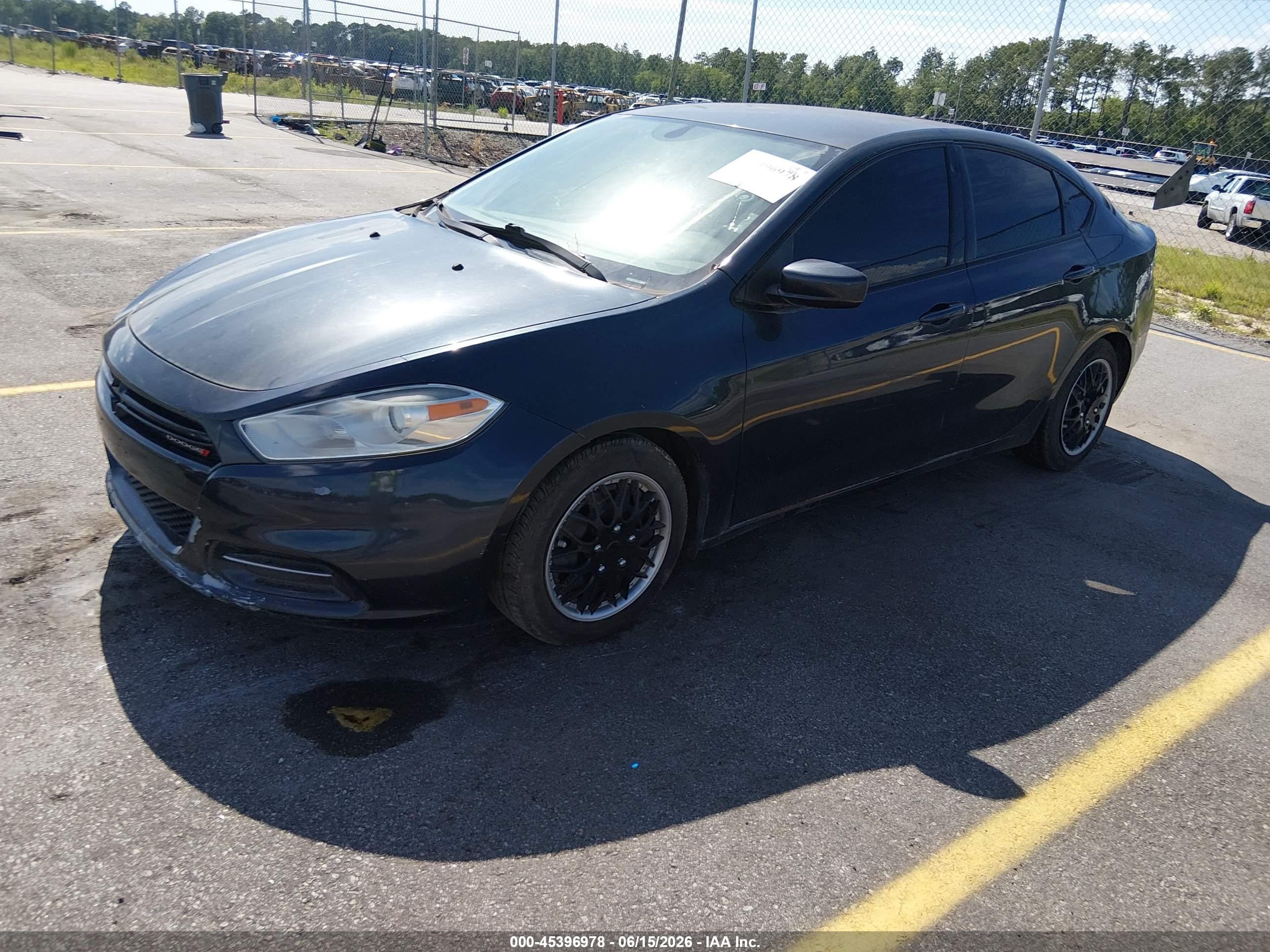 2014 Dodge Dart Se Gray vin: 1C3CDFAA6ED672029