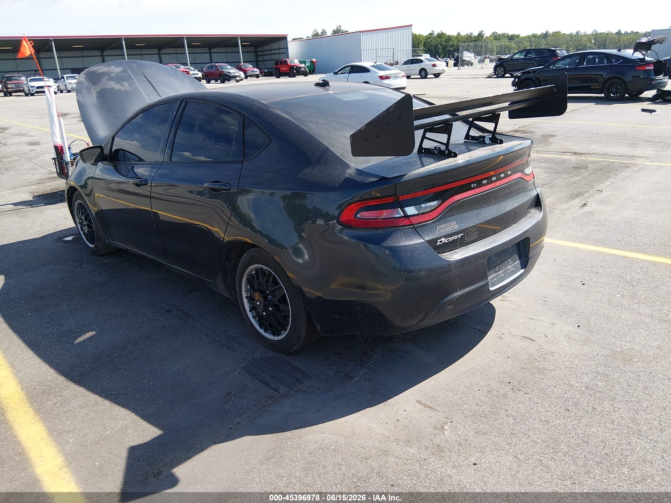 2014 Dodge Dart Se Gray vin: 1C3CDFAA6ED672029