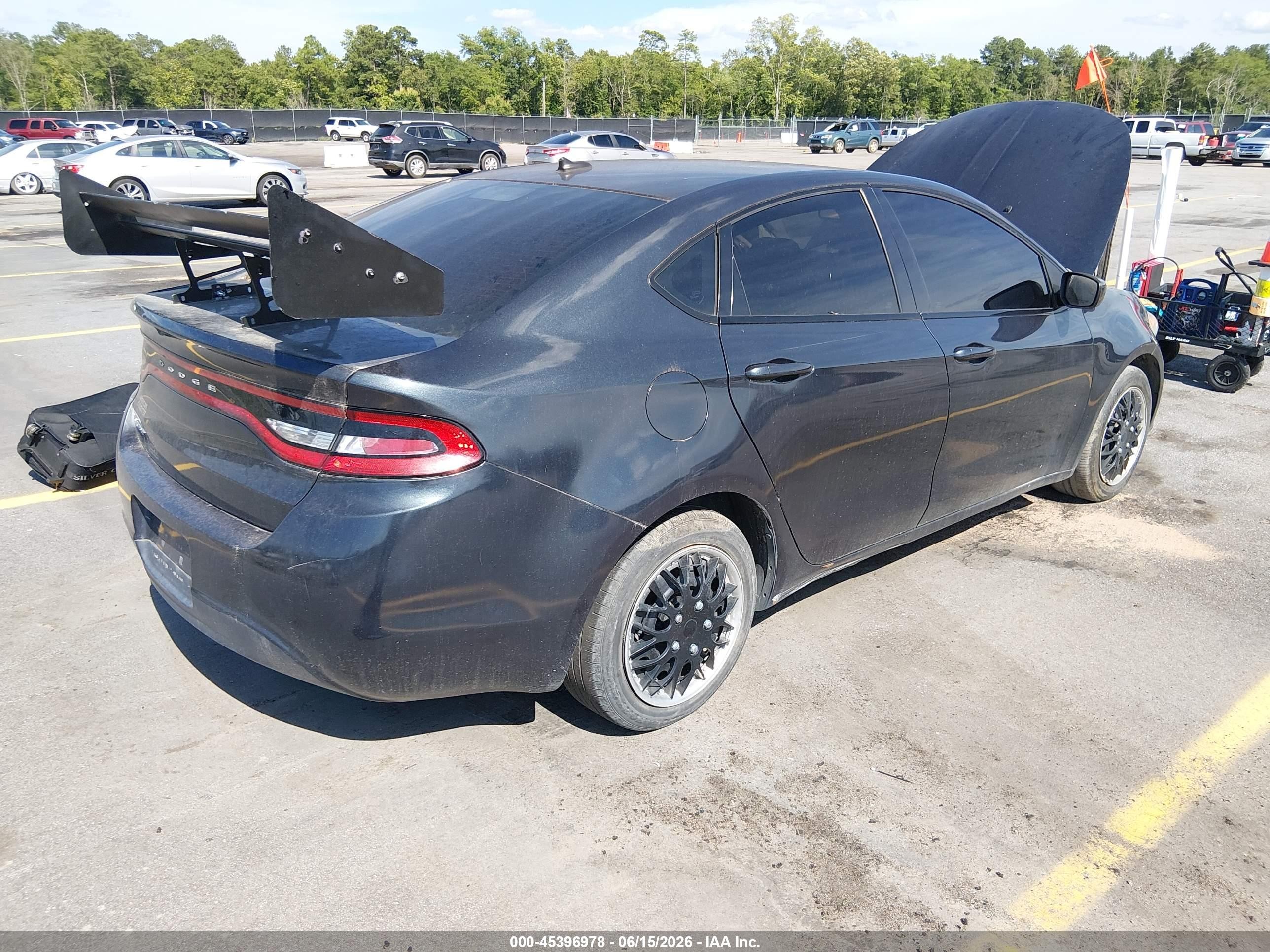 2014 Dodge Dart Se Gray vin: 1C3CDFAA6ED672029