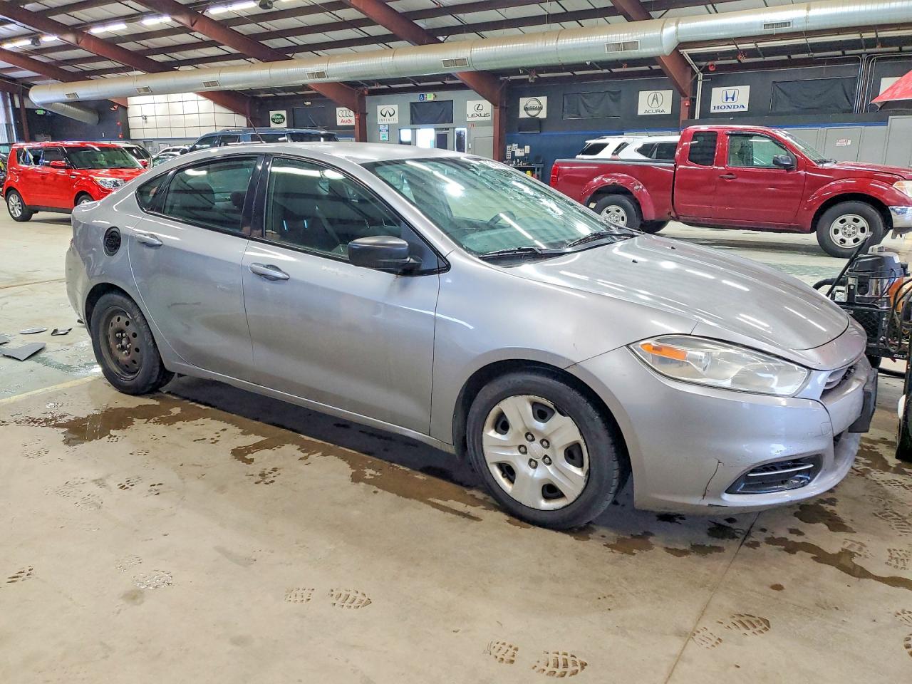 2014 Dodge Dart Se Silver vin: 1C3CDFAA6ED791120